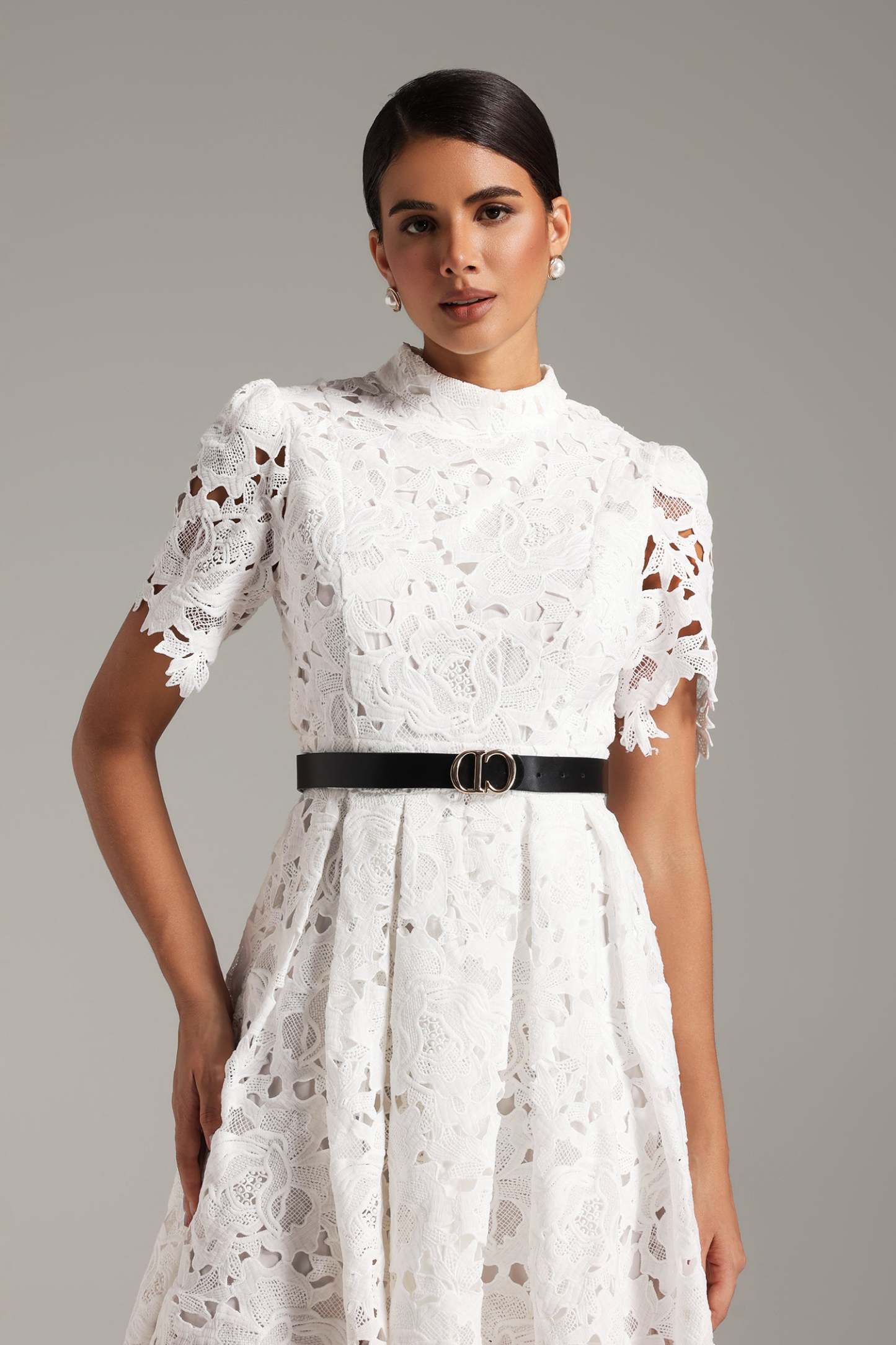 Lyall Lace Midi Dress