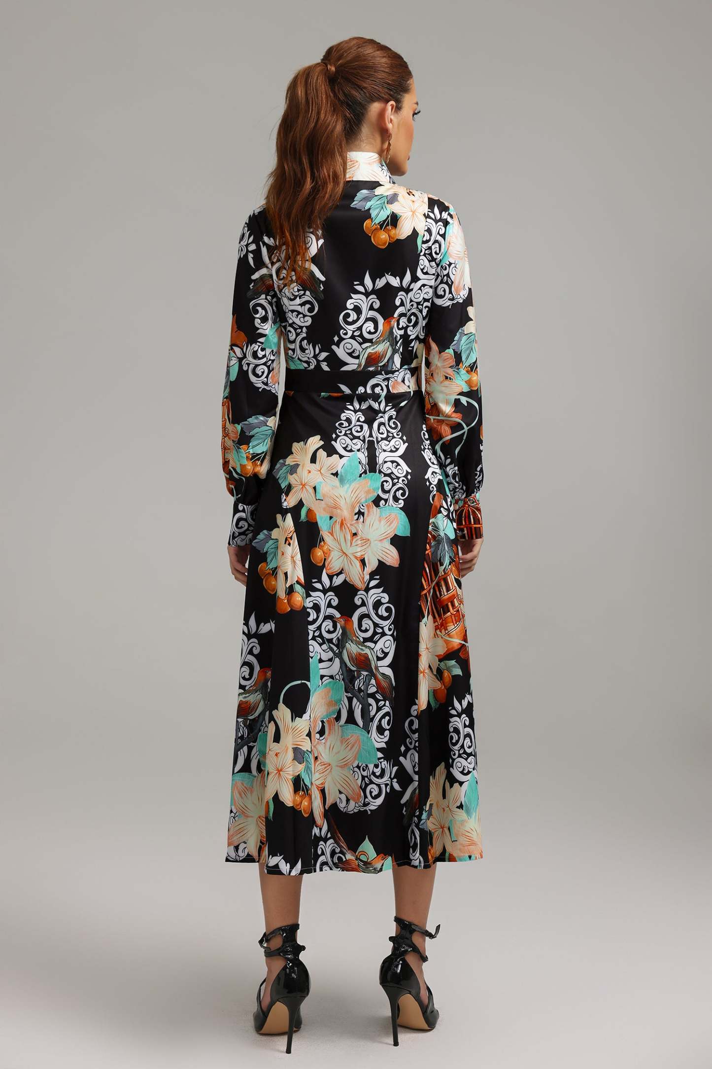 Mellies Printed Midi Dress