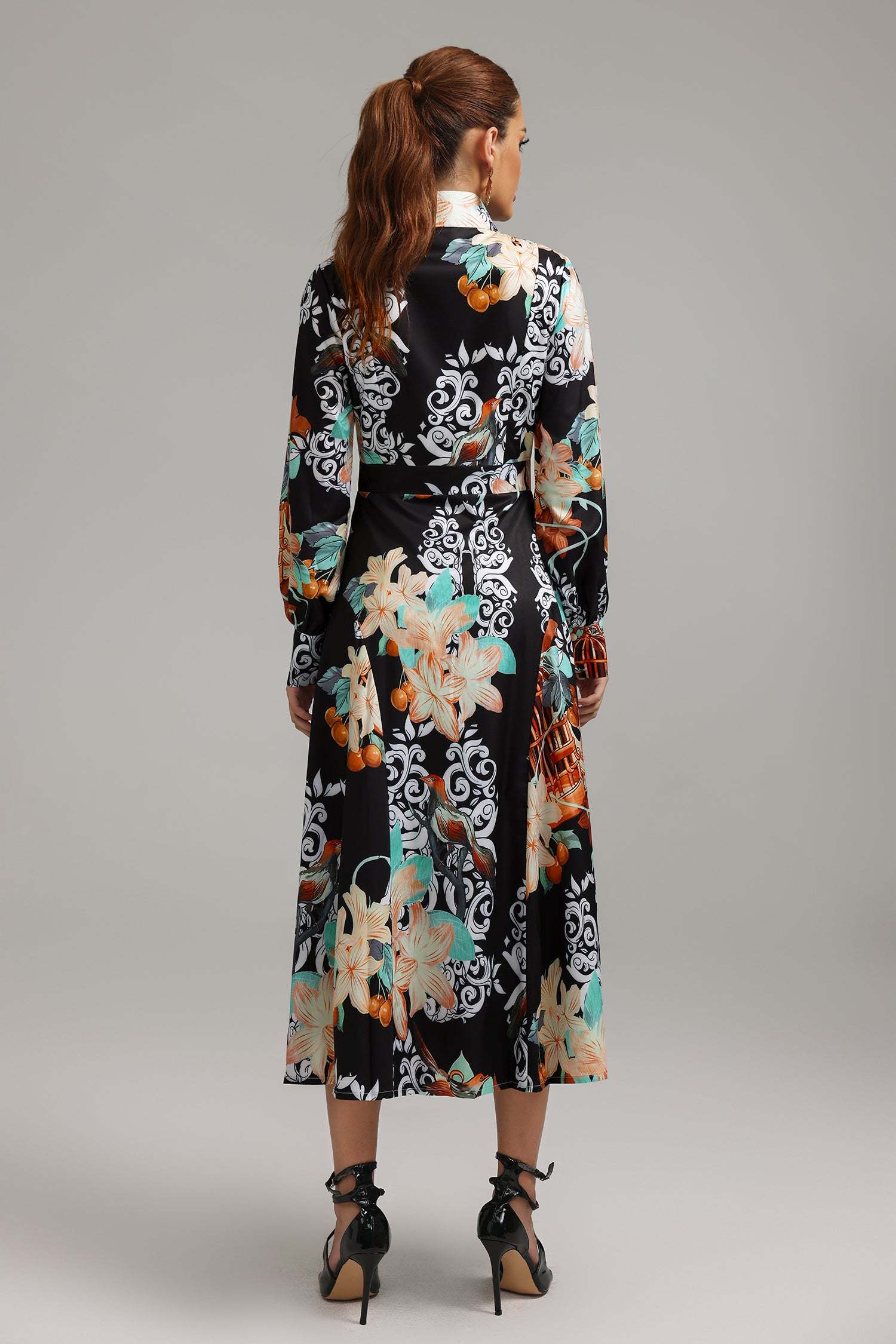 Mellies Printed Midi Dress