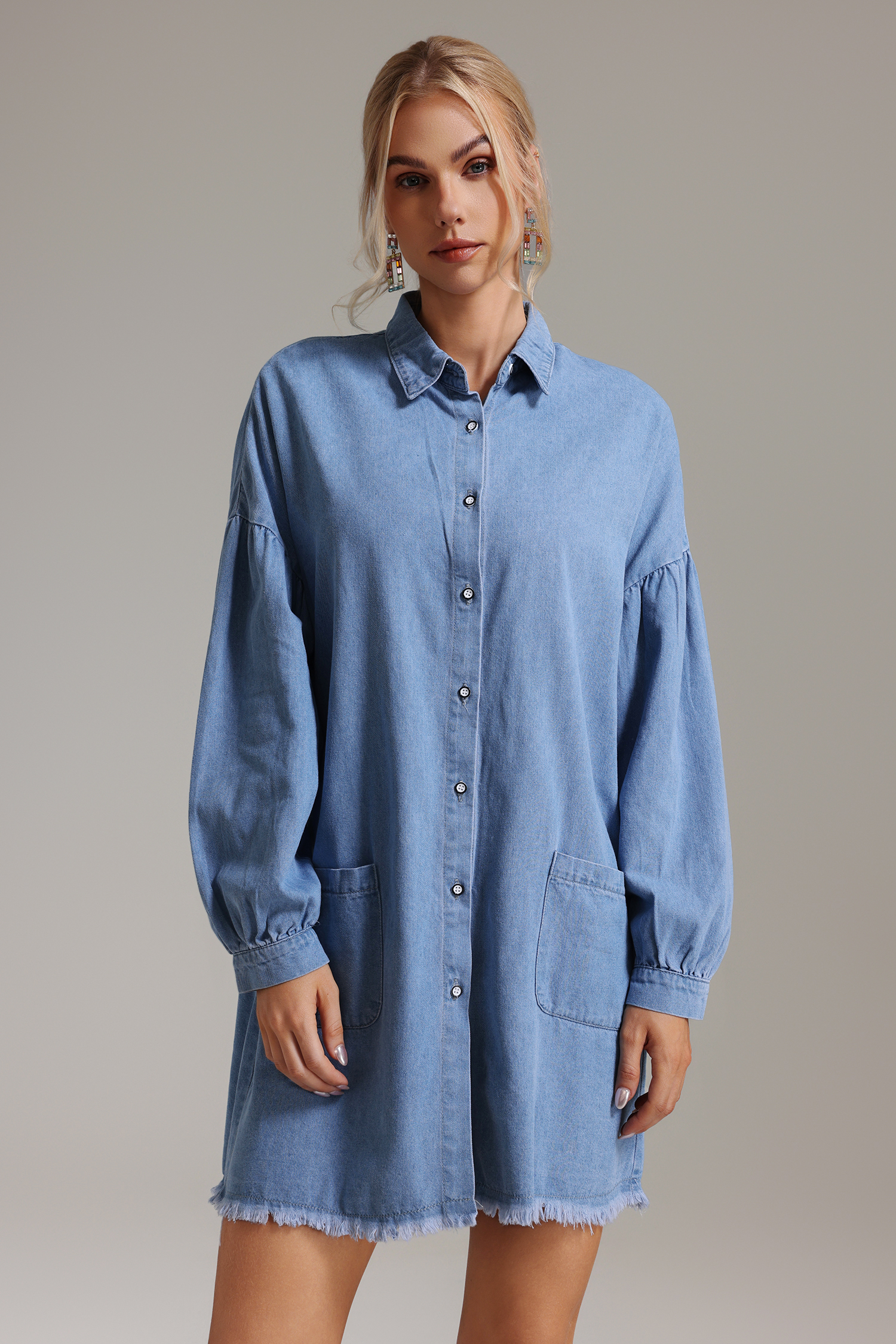 Naja Loose Denim Dress