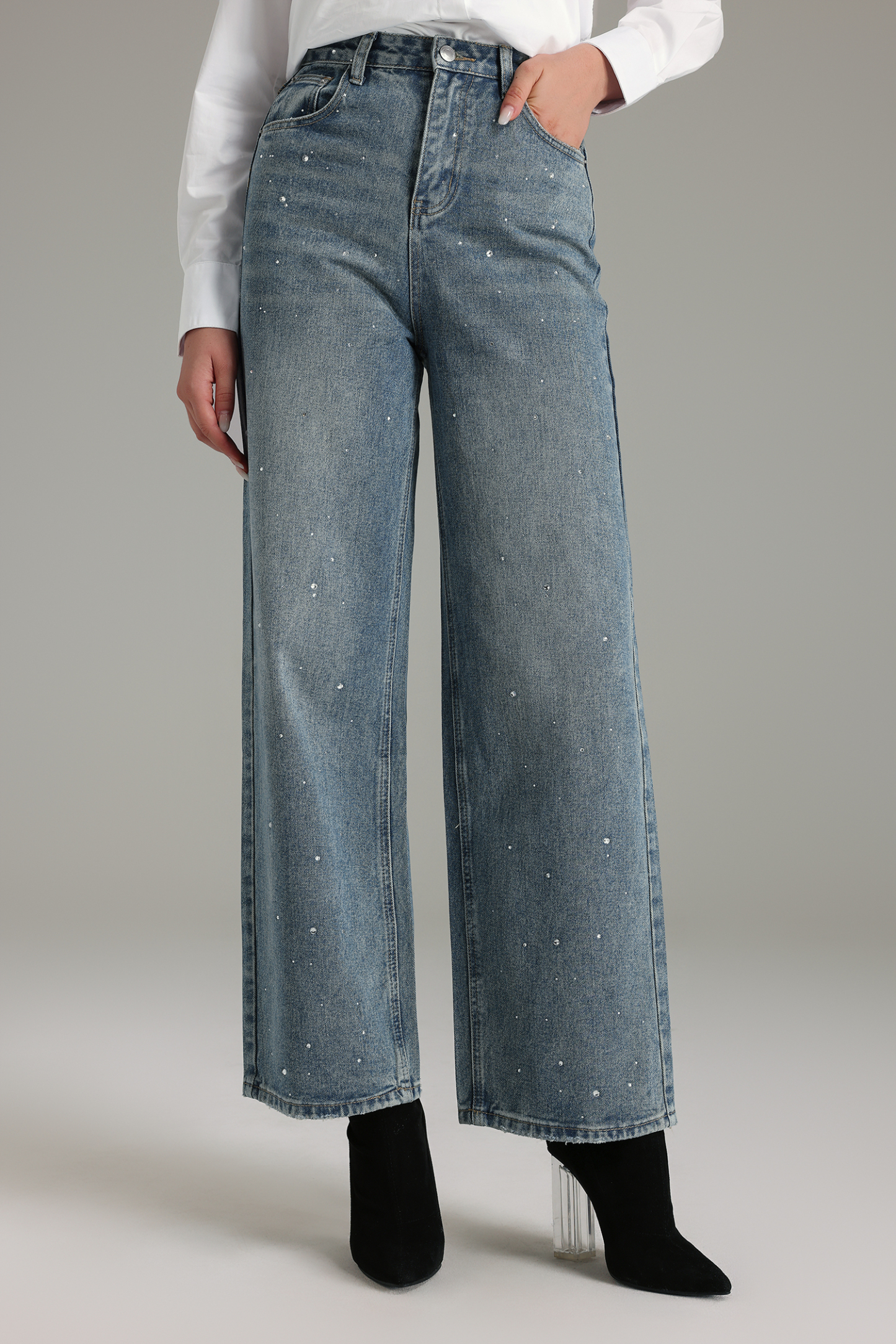 Oberta Diamante Glitter Jeans