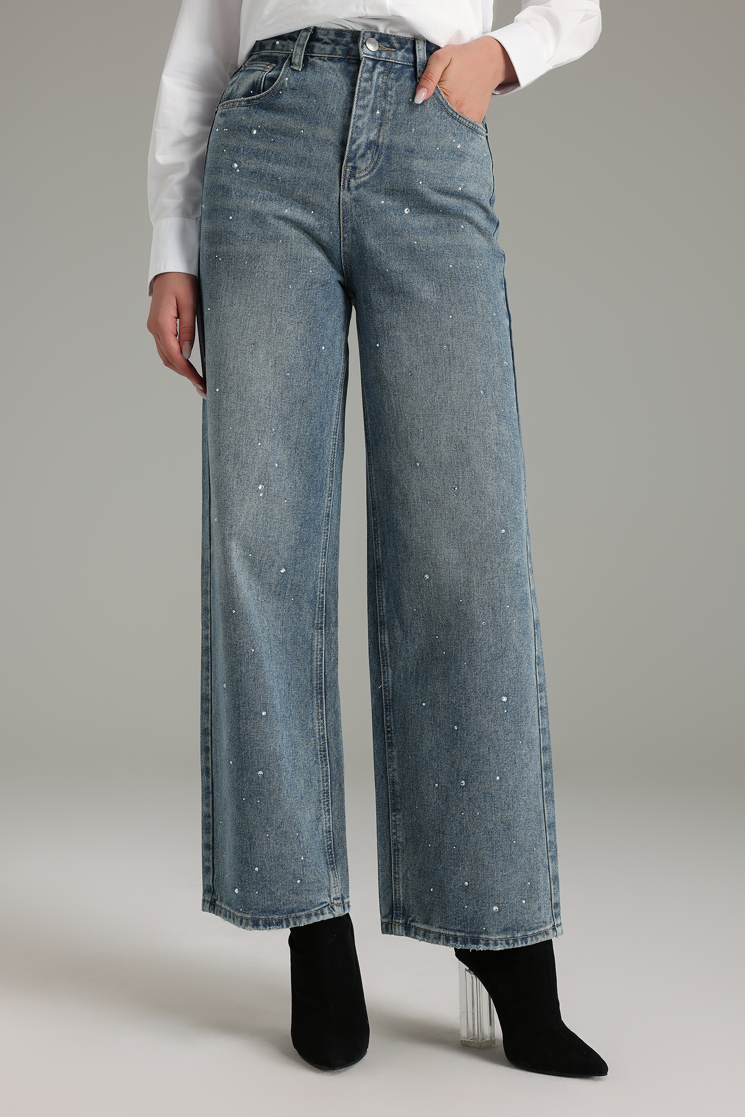 Oberta Diamante Glitter Jeans