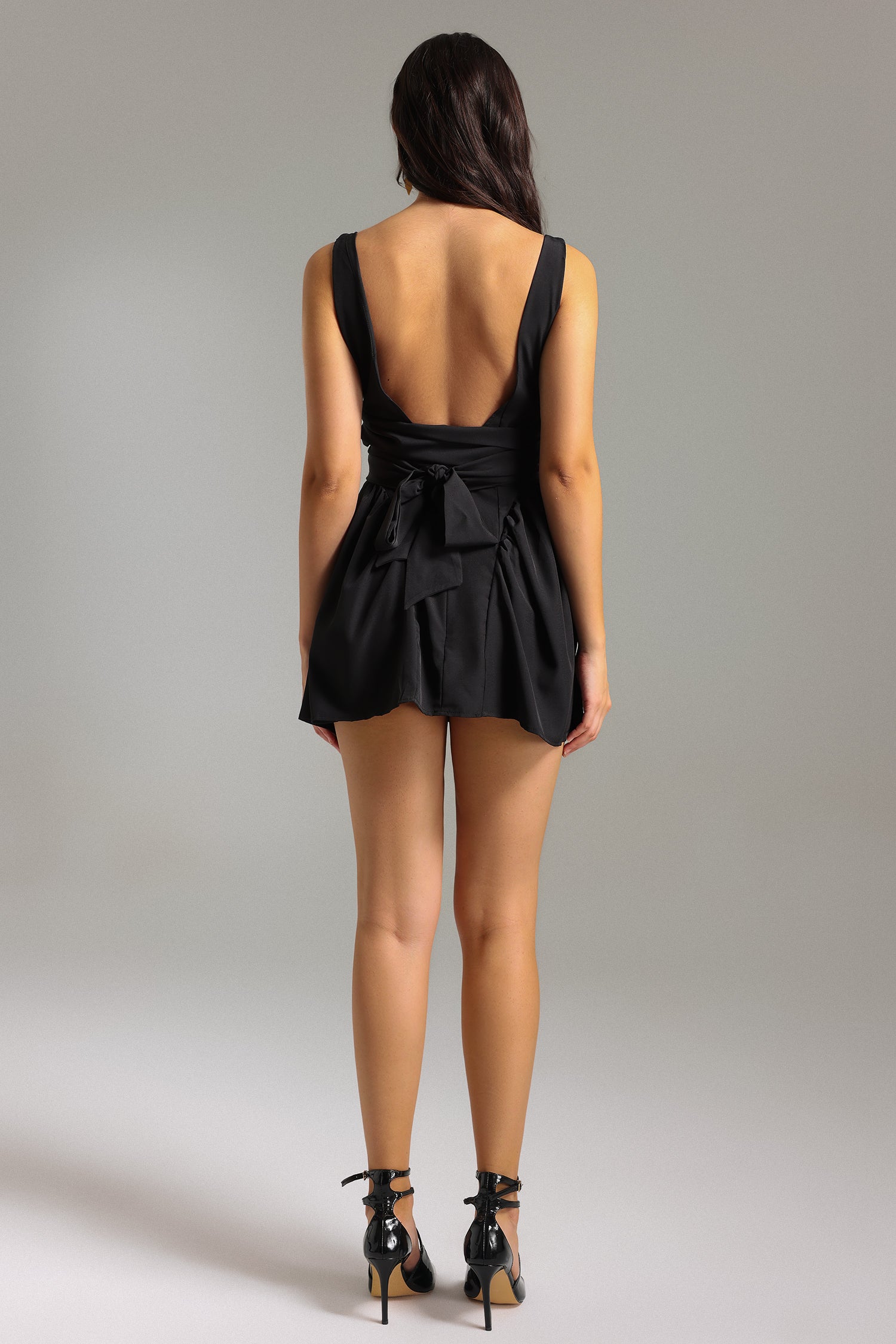 Omi Backless Mini Dress