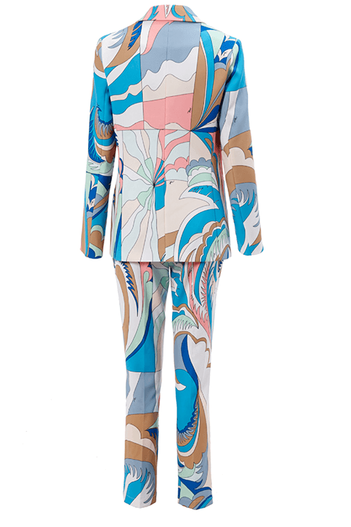 Palez Blazer Set - Blue - Bellabarnett