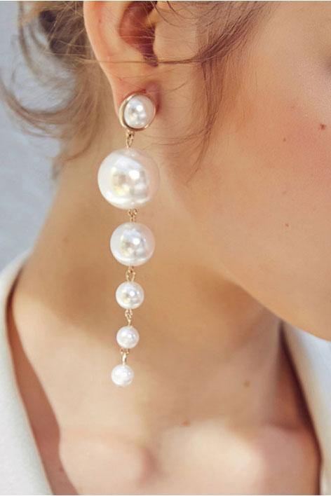 Pearl Drop Earrings - Bellabarnett