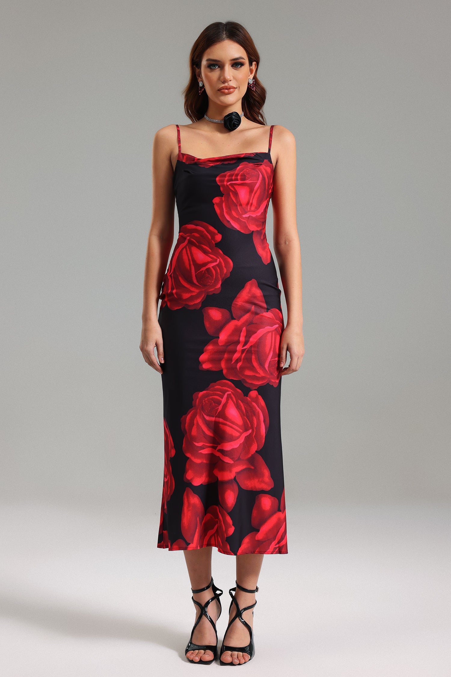 Rexanne Flower Printed Dress