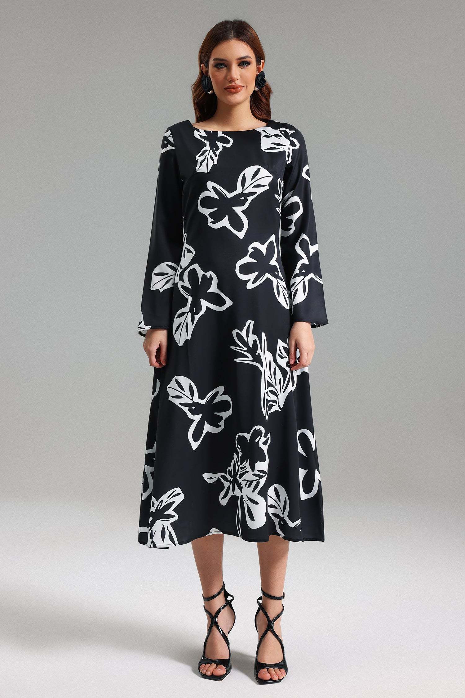 Savier Printed Midi Dress