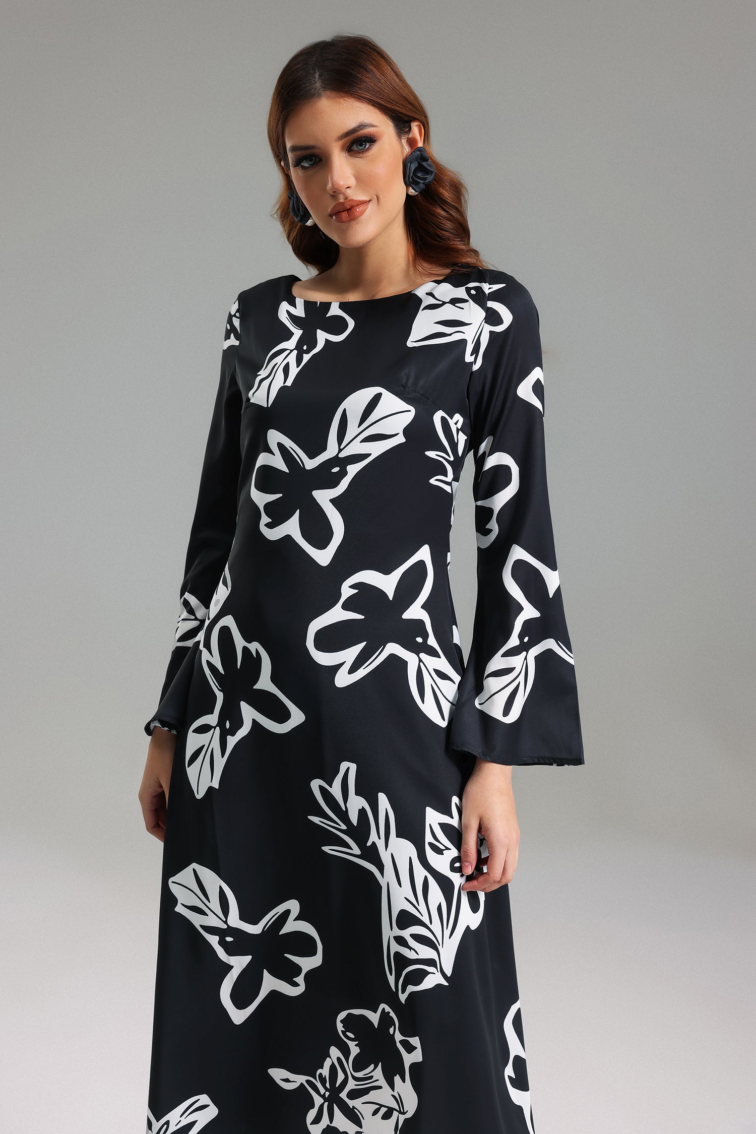 Savier Printed Midi Dress