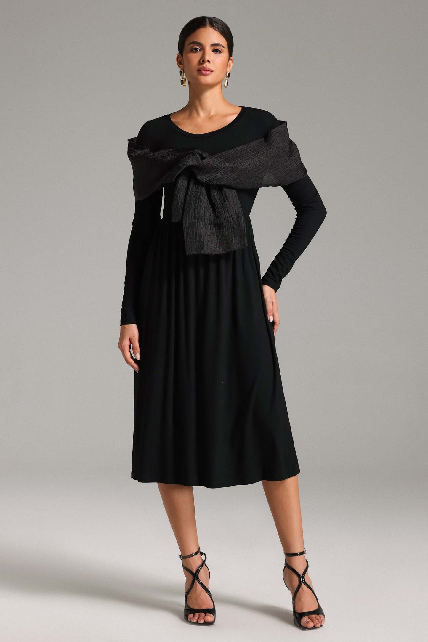 Tanisha Patchwork Bow Dress