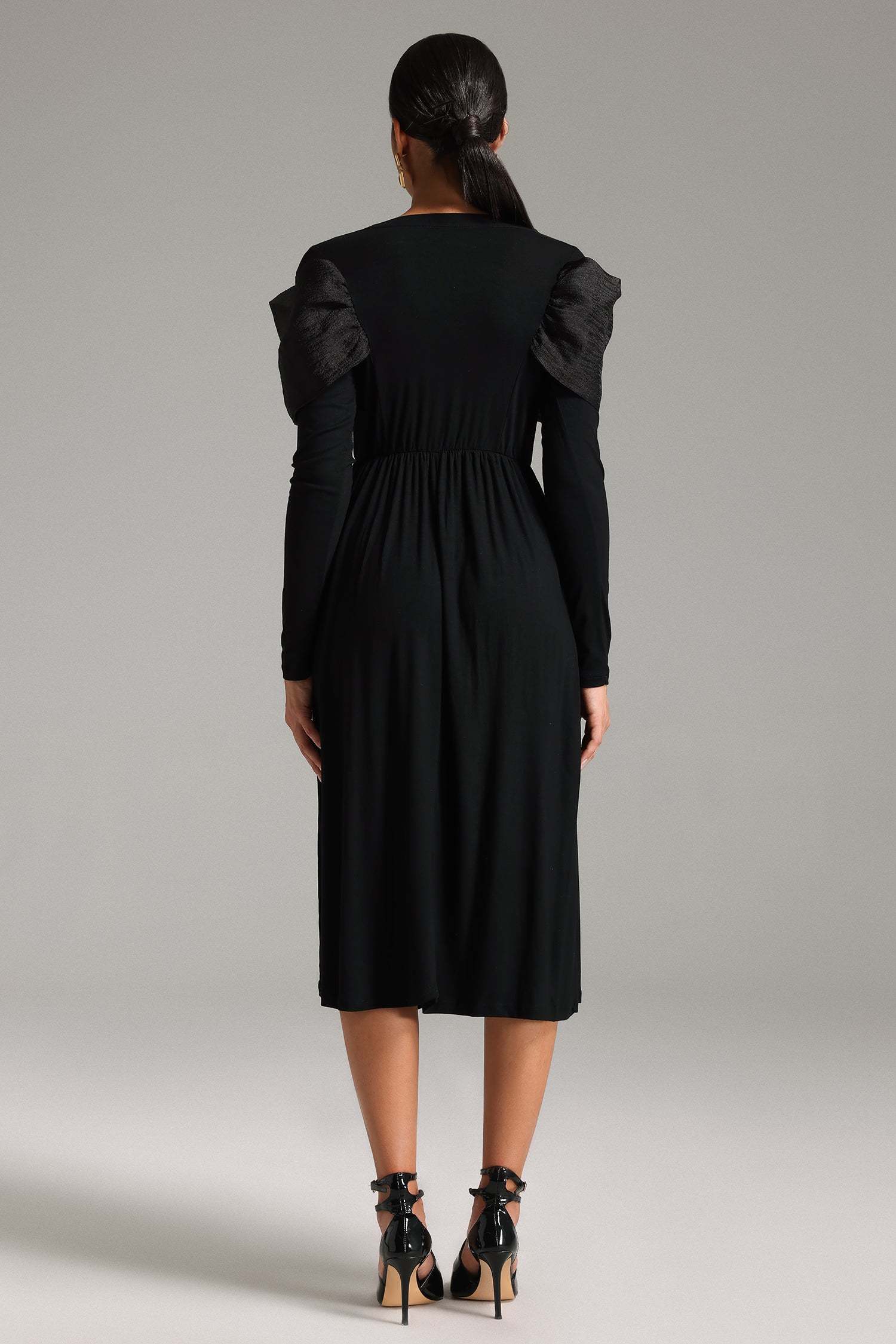 Tanisha Patchwork Bow Dress