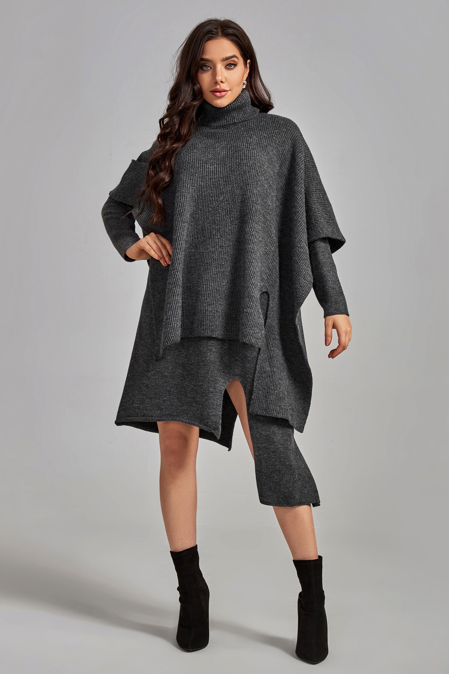 Tina Irregular Design Cloak Set