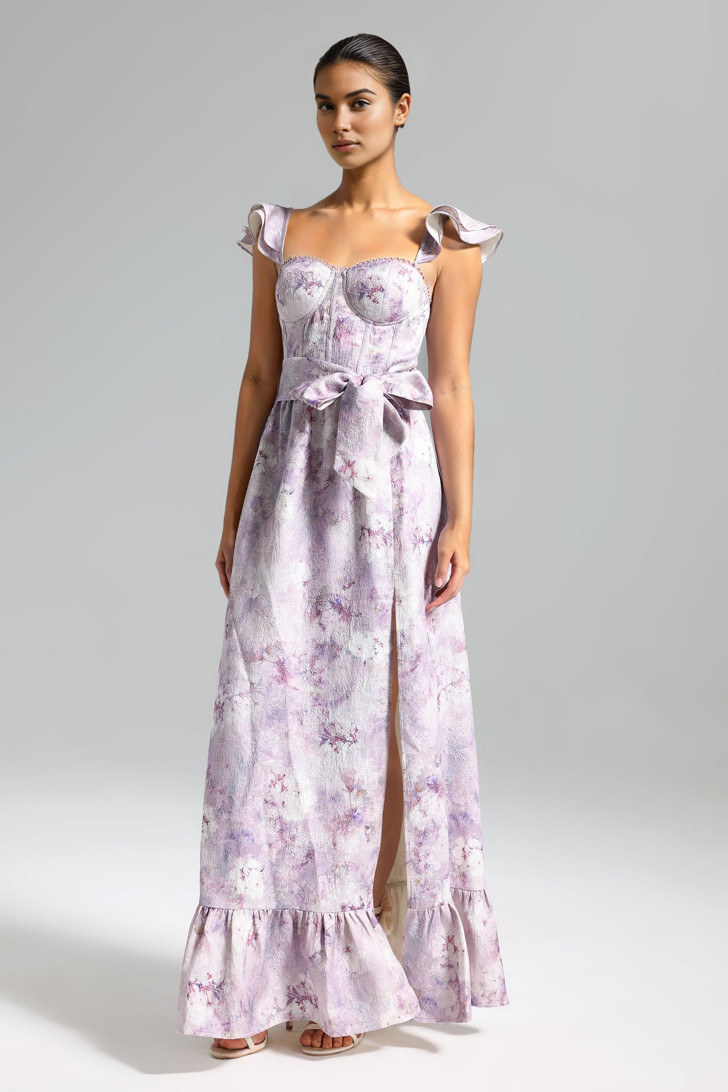 Viera Floral Strappy Maxi Dress