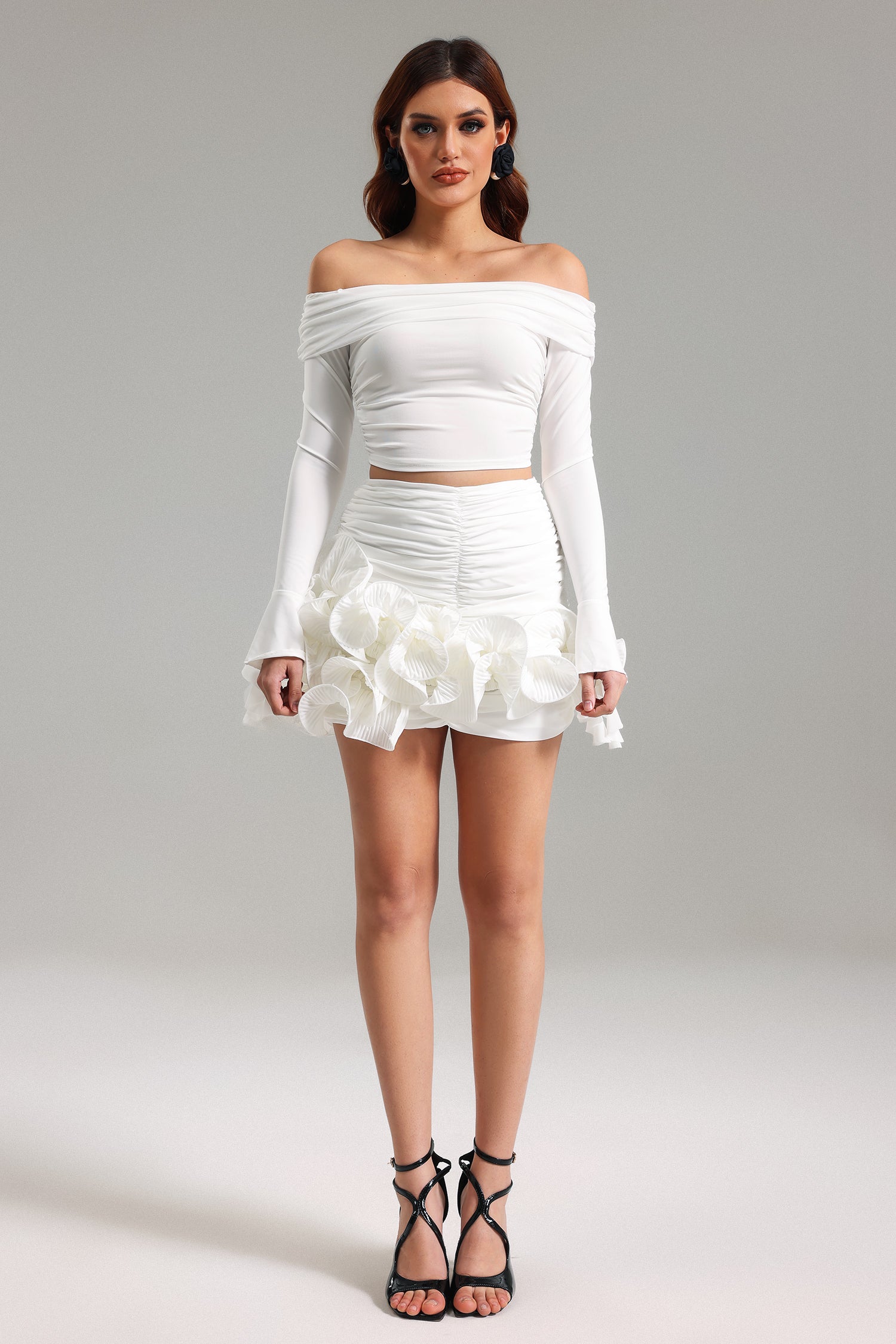 Bandage flounce skirt best sale