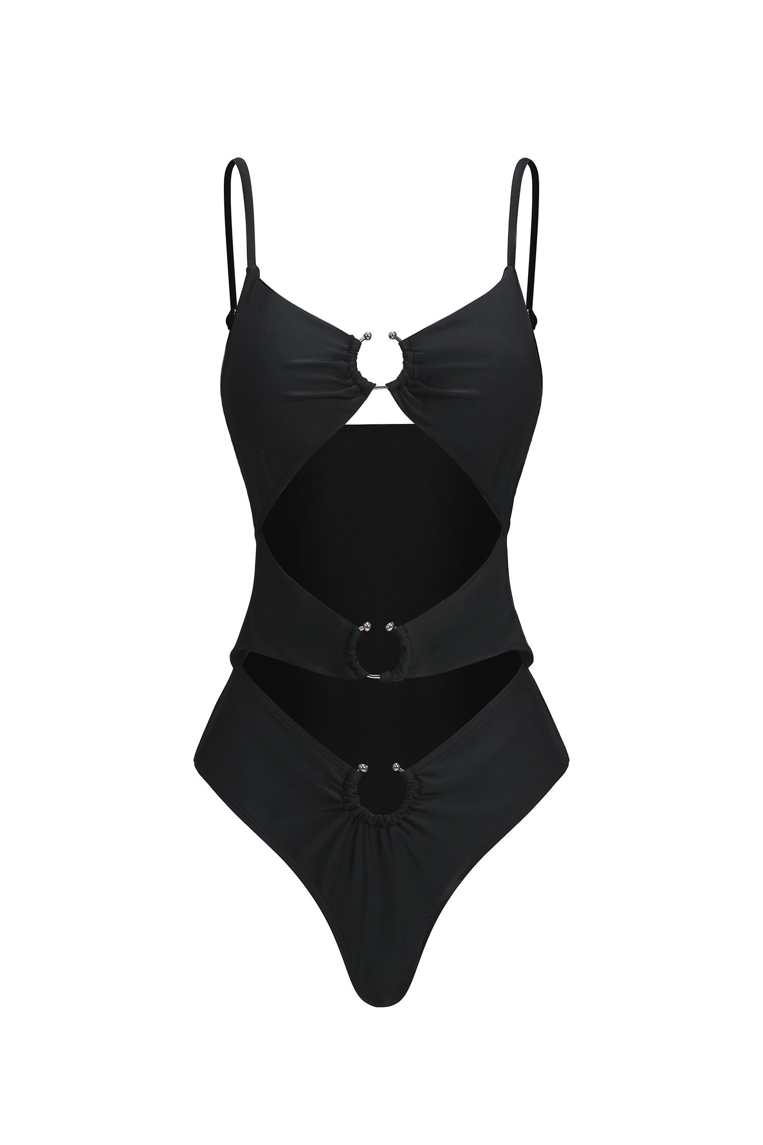Johe Sleeveless Hollow out Mini Swimsuit