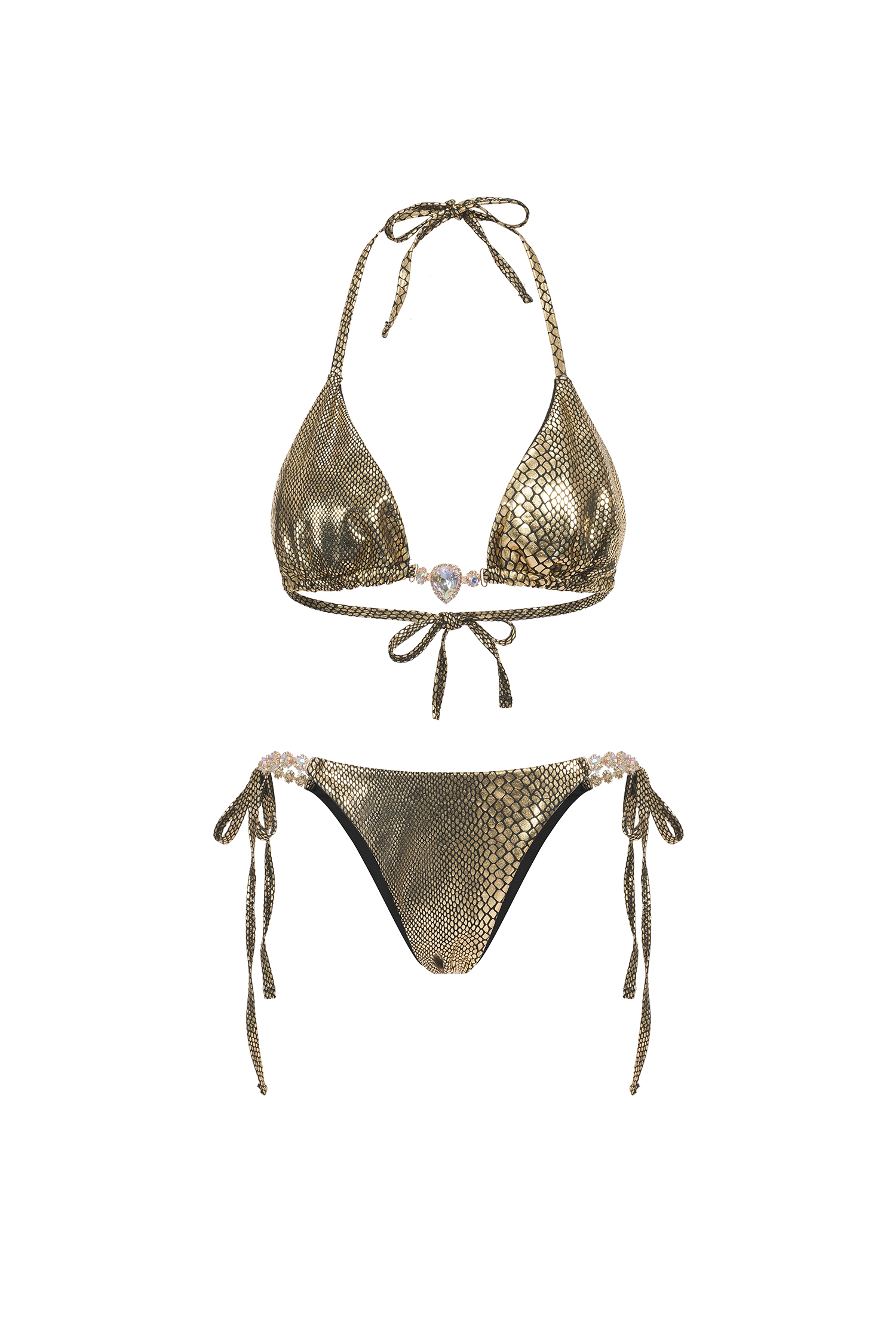 Kosala Halter Diamond Coating Bikini