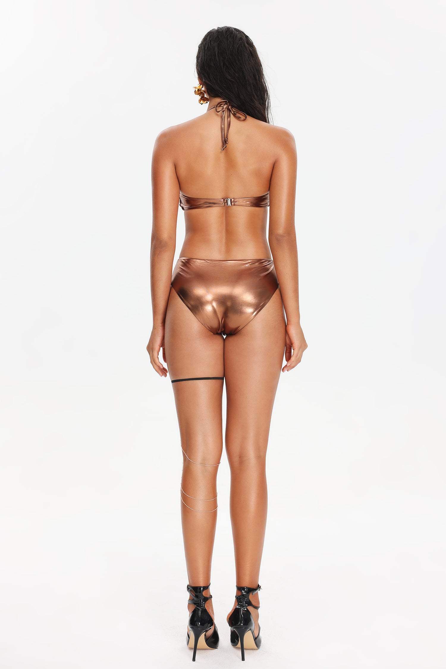 Yette Flower Cut Out Swimsuit