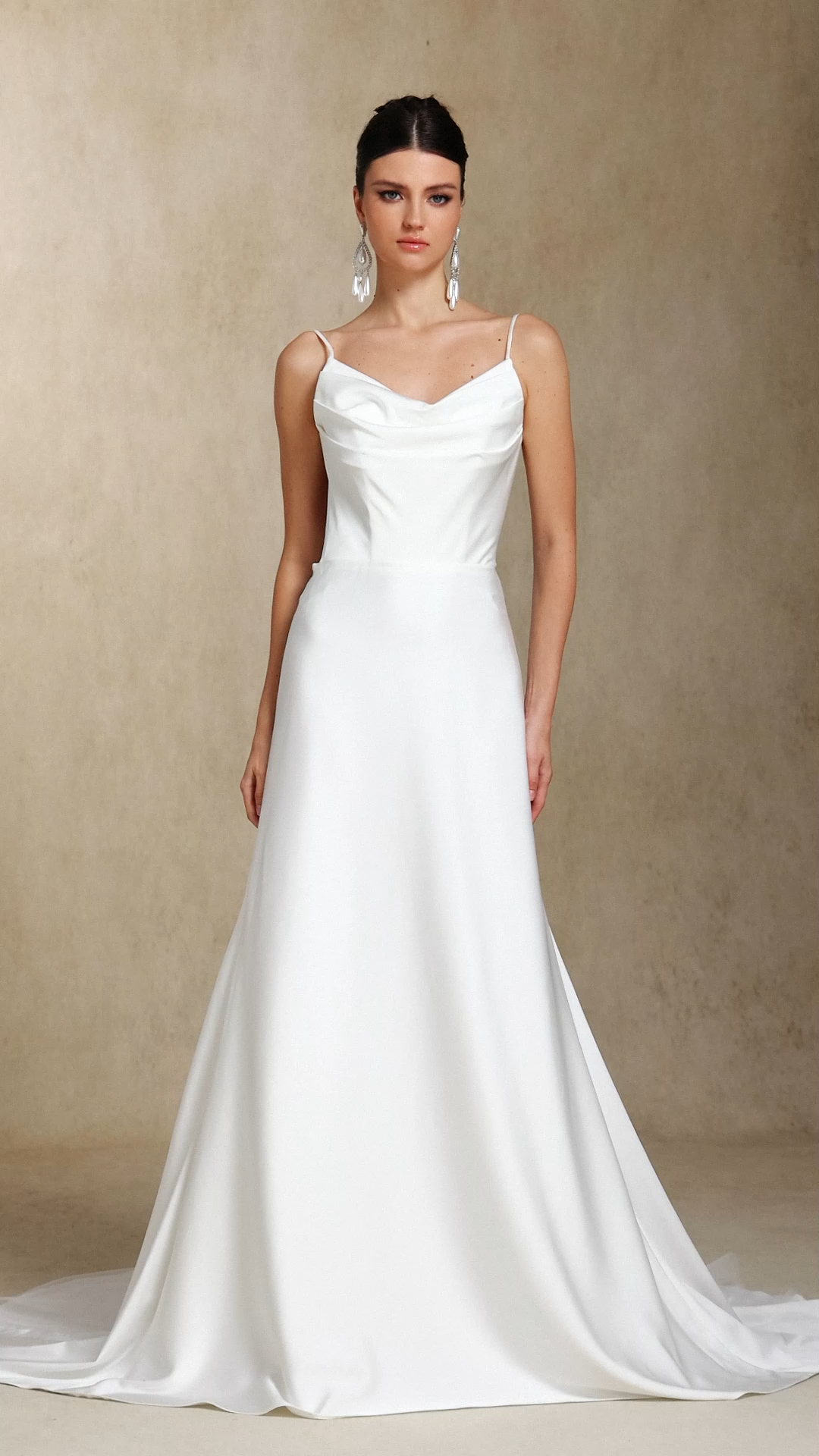 Jolie Sling Backless Trailing maxi wedding dress