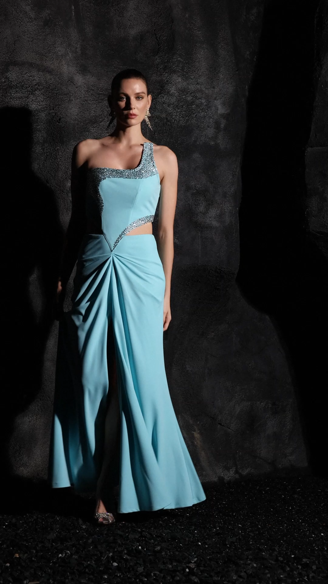 Josefina Diamond Hollow Maxi Dress