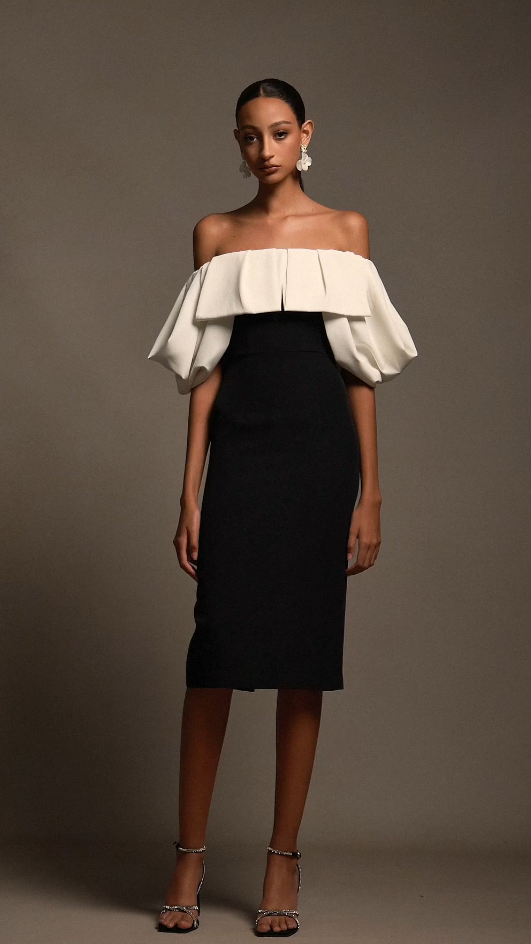 Rava Off-The-Shoulder Midi Dress