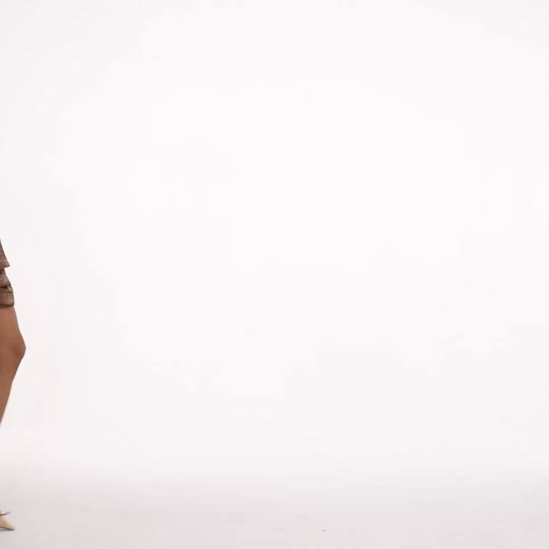 Katelyn Resort Flowy Long Sleeve Ruffle Polka Dot Woven Mini Dress