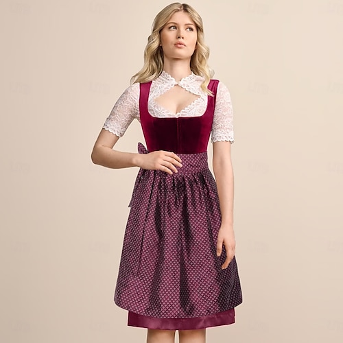 DirndlPop Rot Vanessa Dirndl Bayern Kostüme für das Bierfest