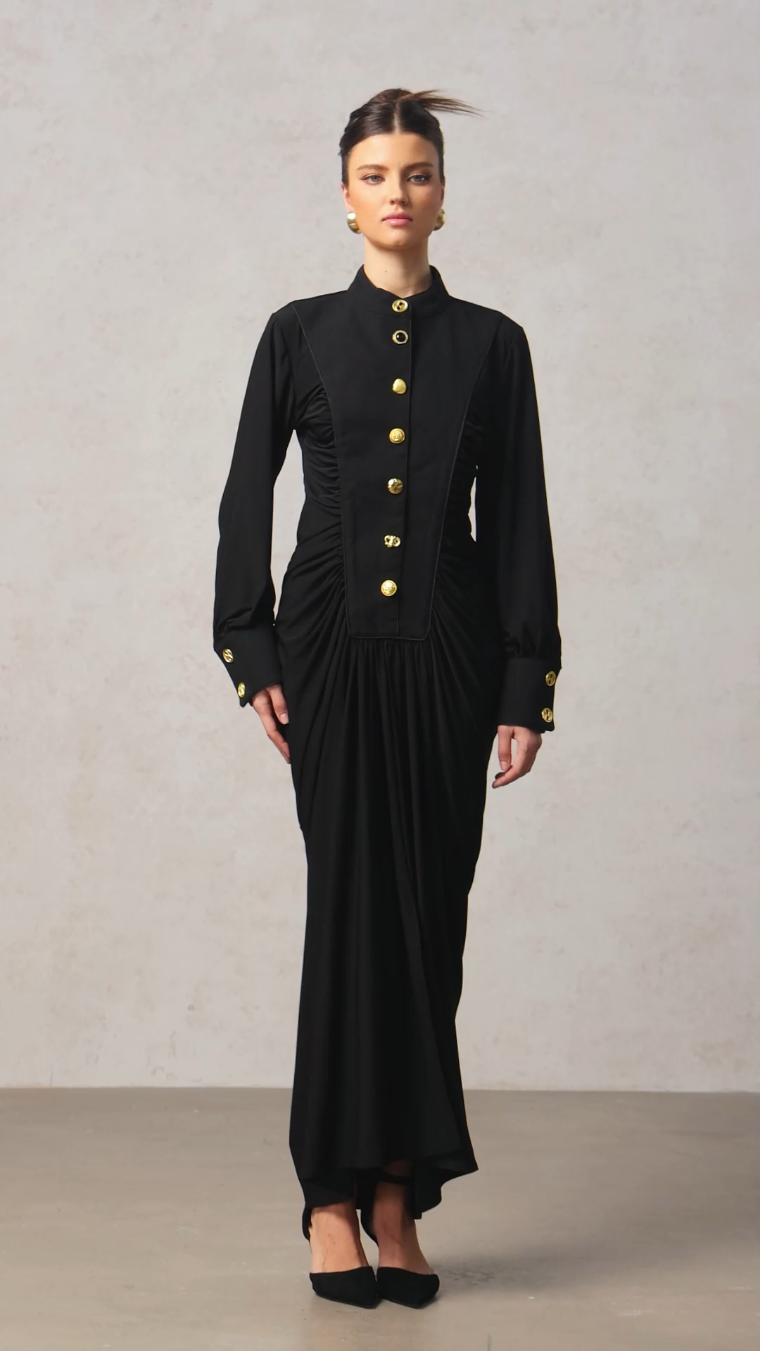 Gregorio Long Sleeves Maxi Dress