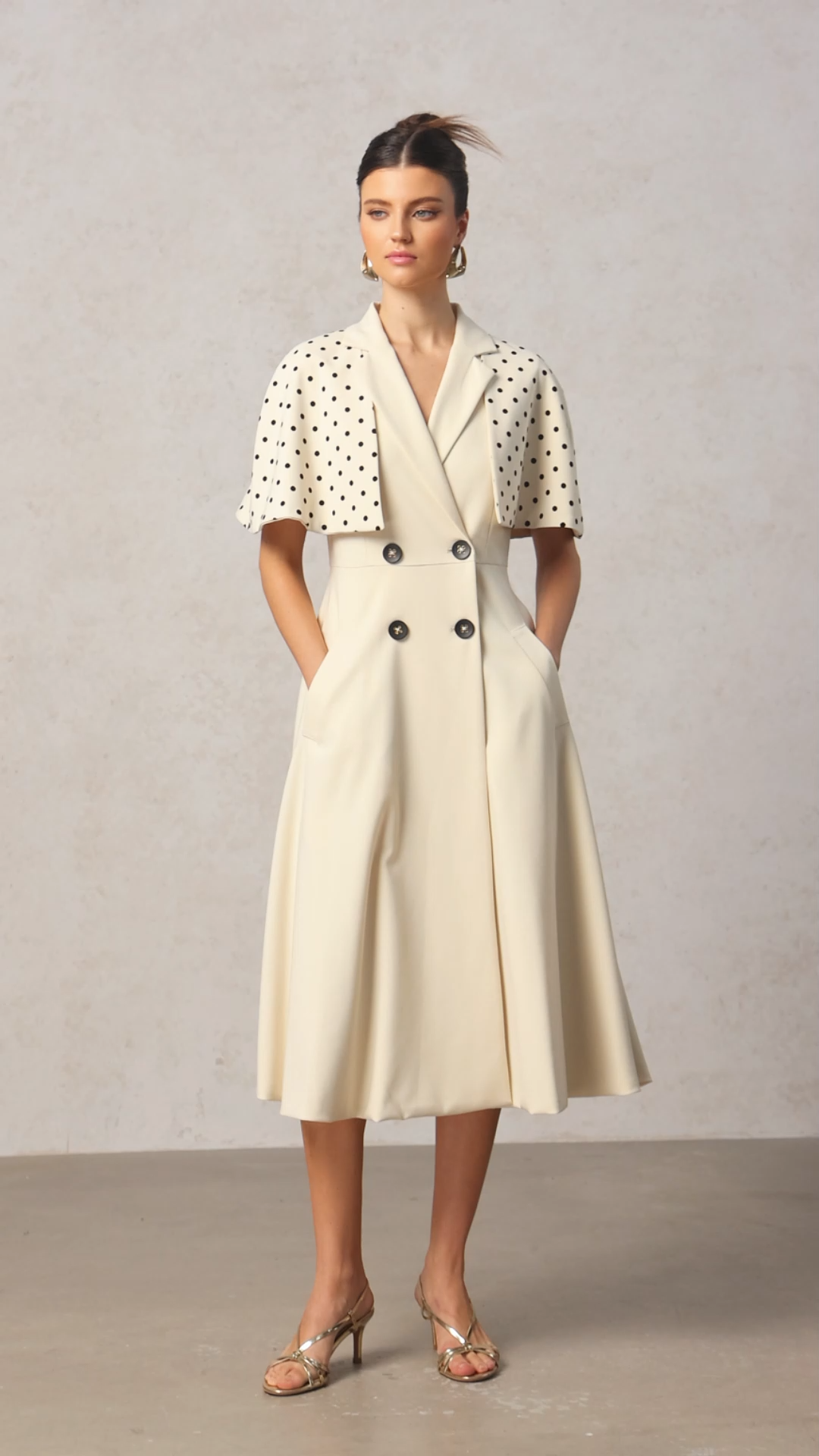 Miopa Short Sleeves Maxi Dress