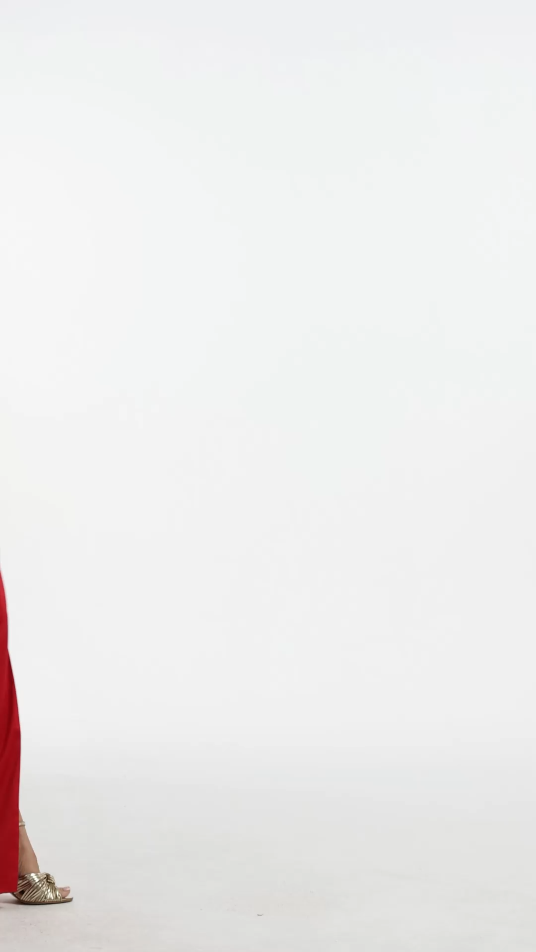 Endora Glamorous Lustrous Strapless Pleated Satin Maxi Dress