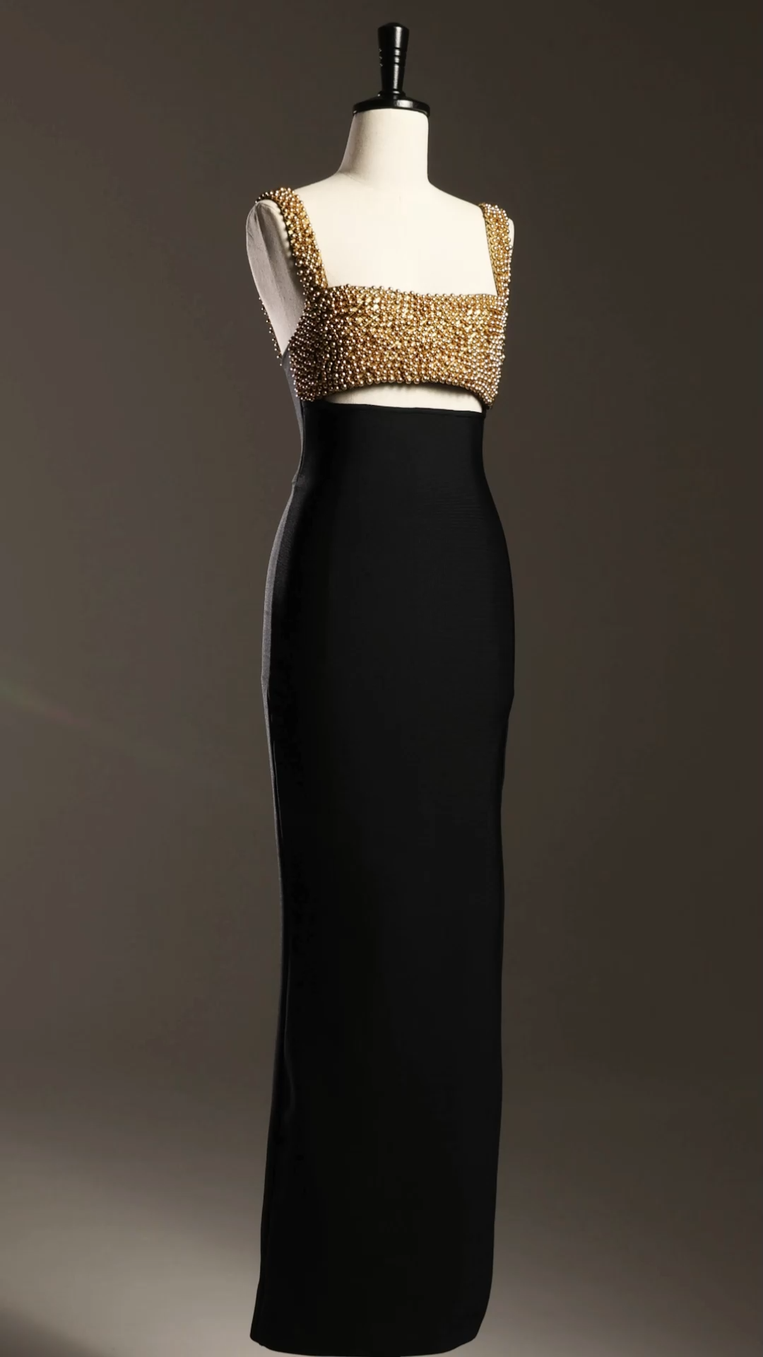 Katty High Slit Sleeveless Bandage Maxi Dress