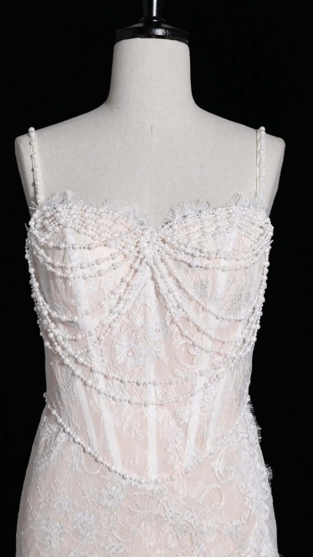 Vandra Sleeveless Lace Slit Maxi Dress