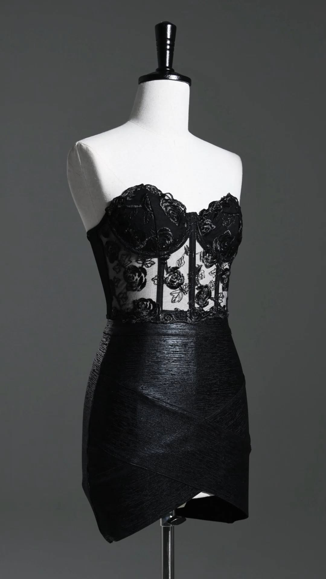 Stolen Cross Bandage Mini Skirt