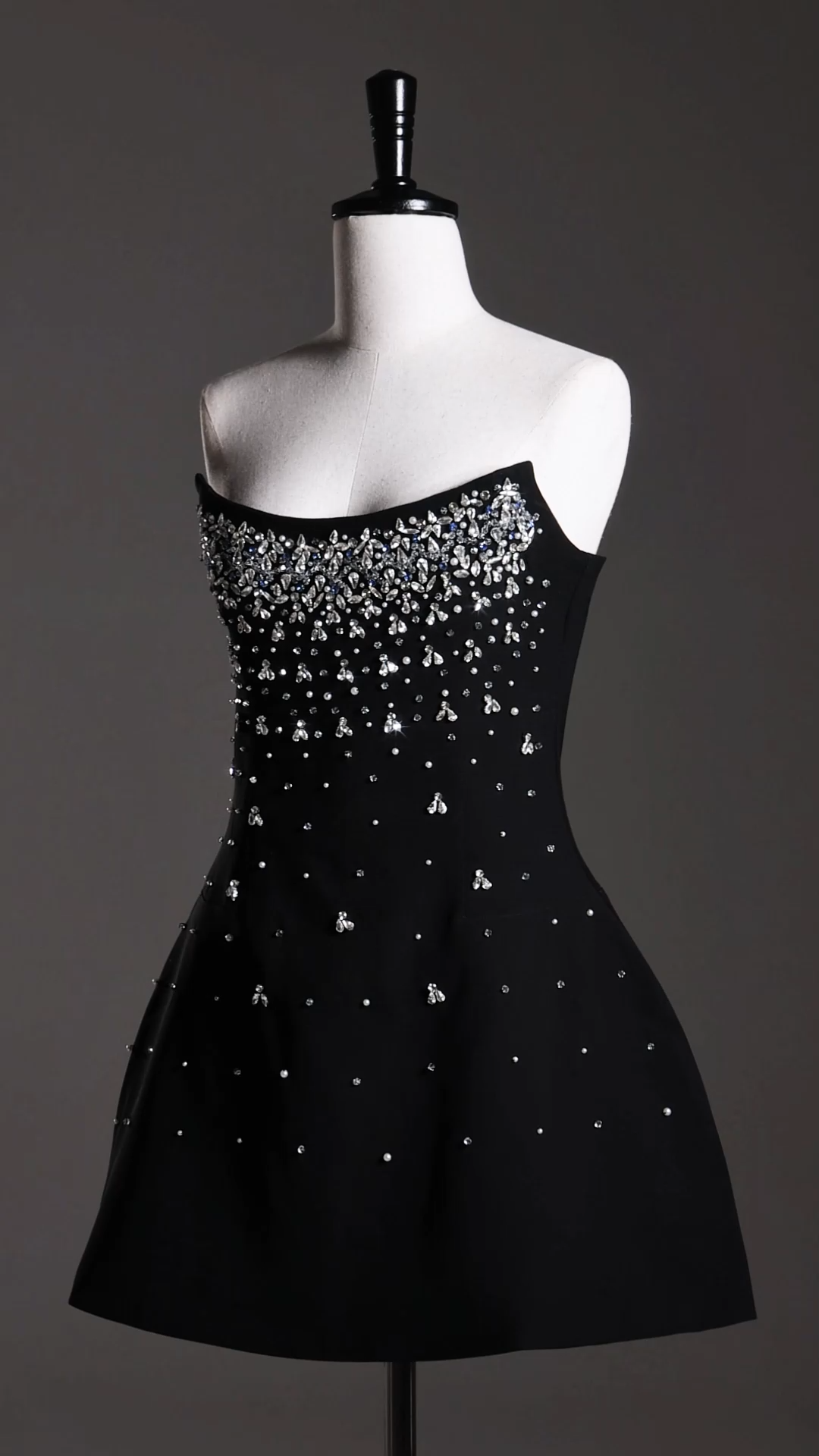 Mavis Strapless Diamond Mini Dress