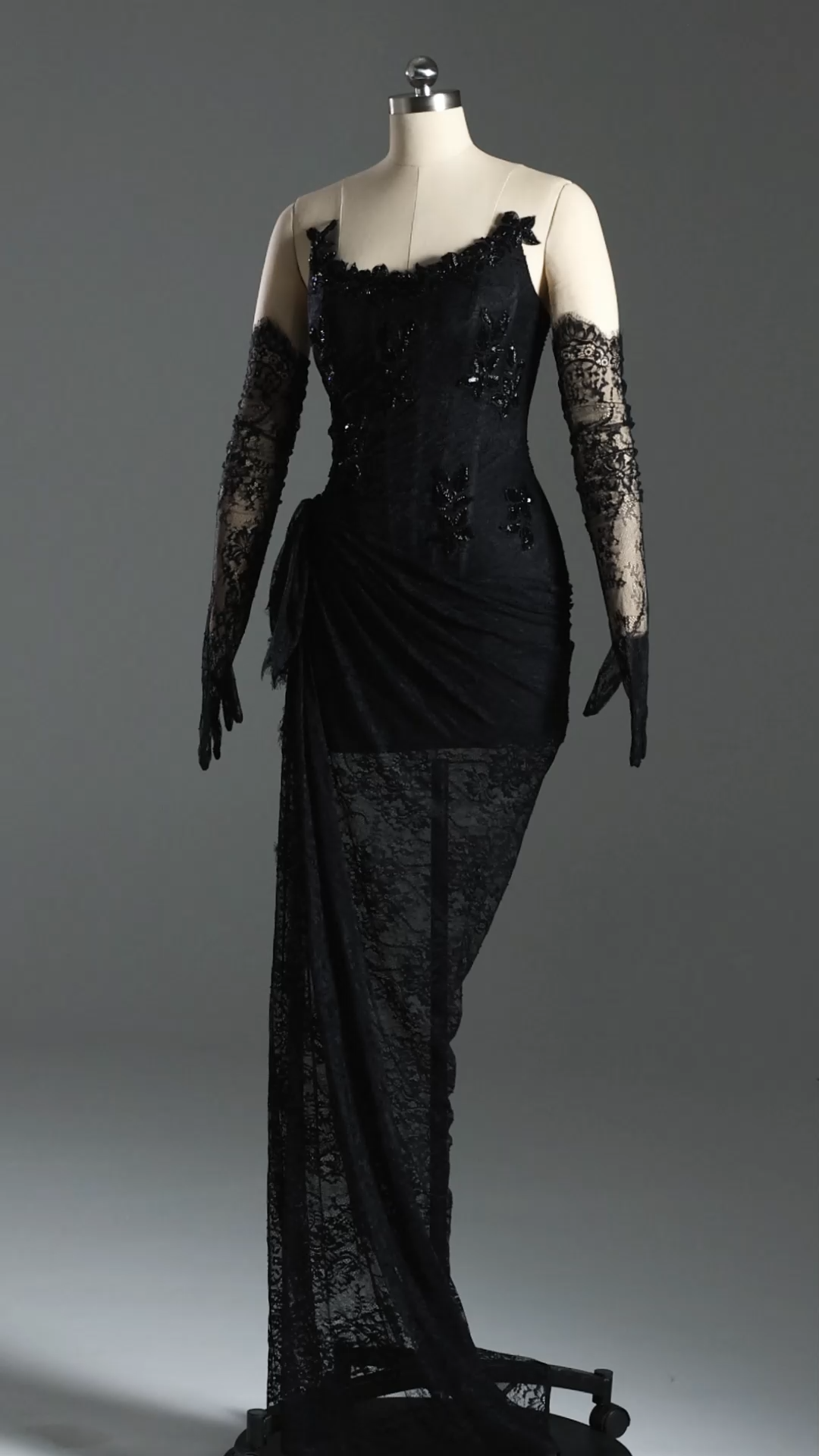 Thandiwe Lace Strapless Maxi Dress