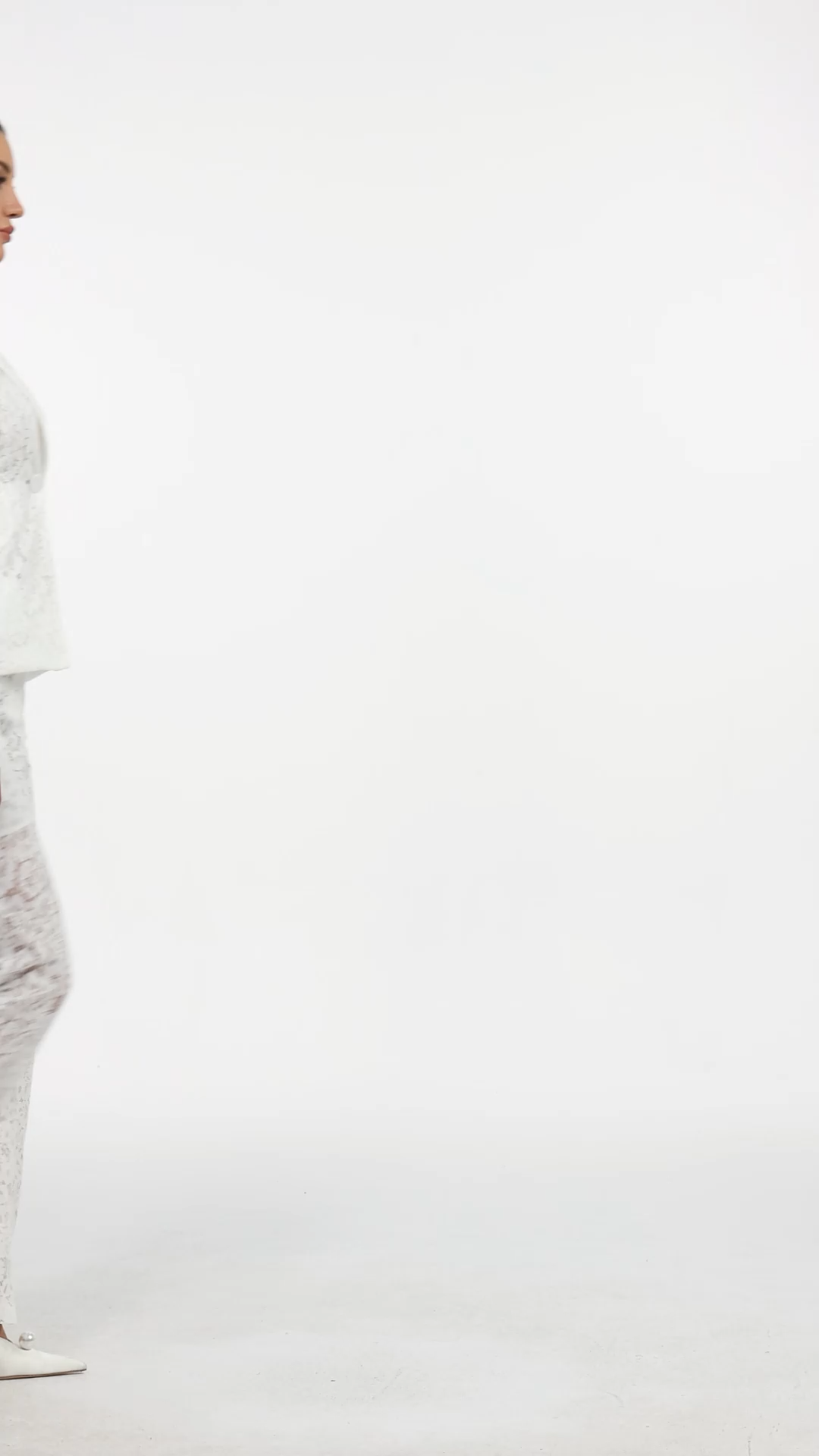 Yvette Romantic Tailored Long Sleeve Lace Blazer Two Piece Set