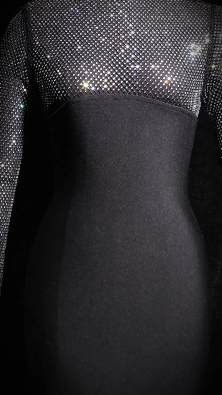 Emmi Long Sleeve Bandage Maxi Dress