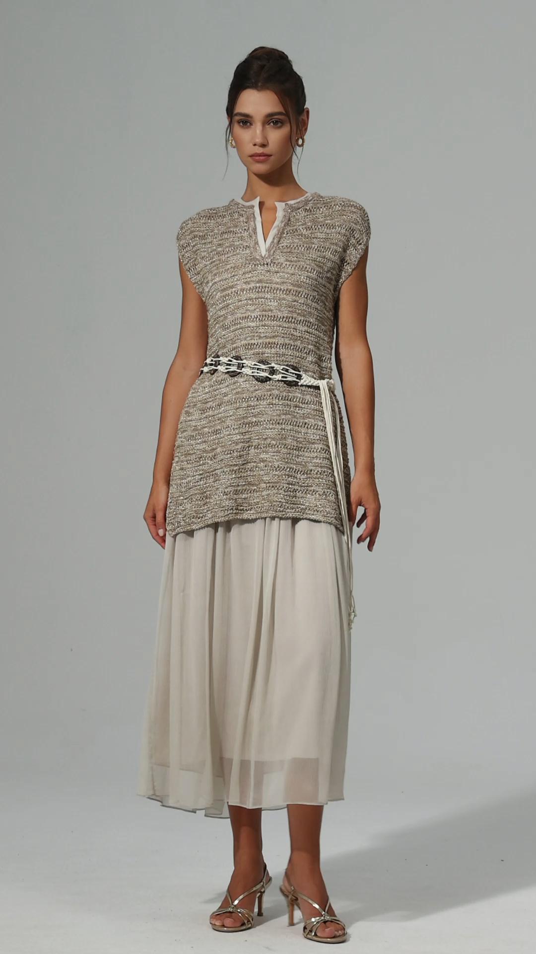 Wenesa V-Neck Sleeveless Maxi Dress