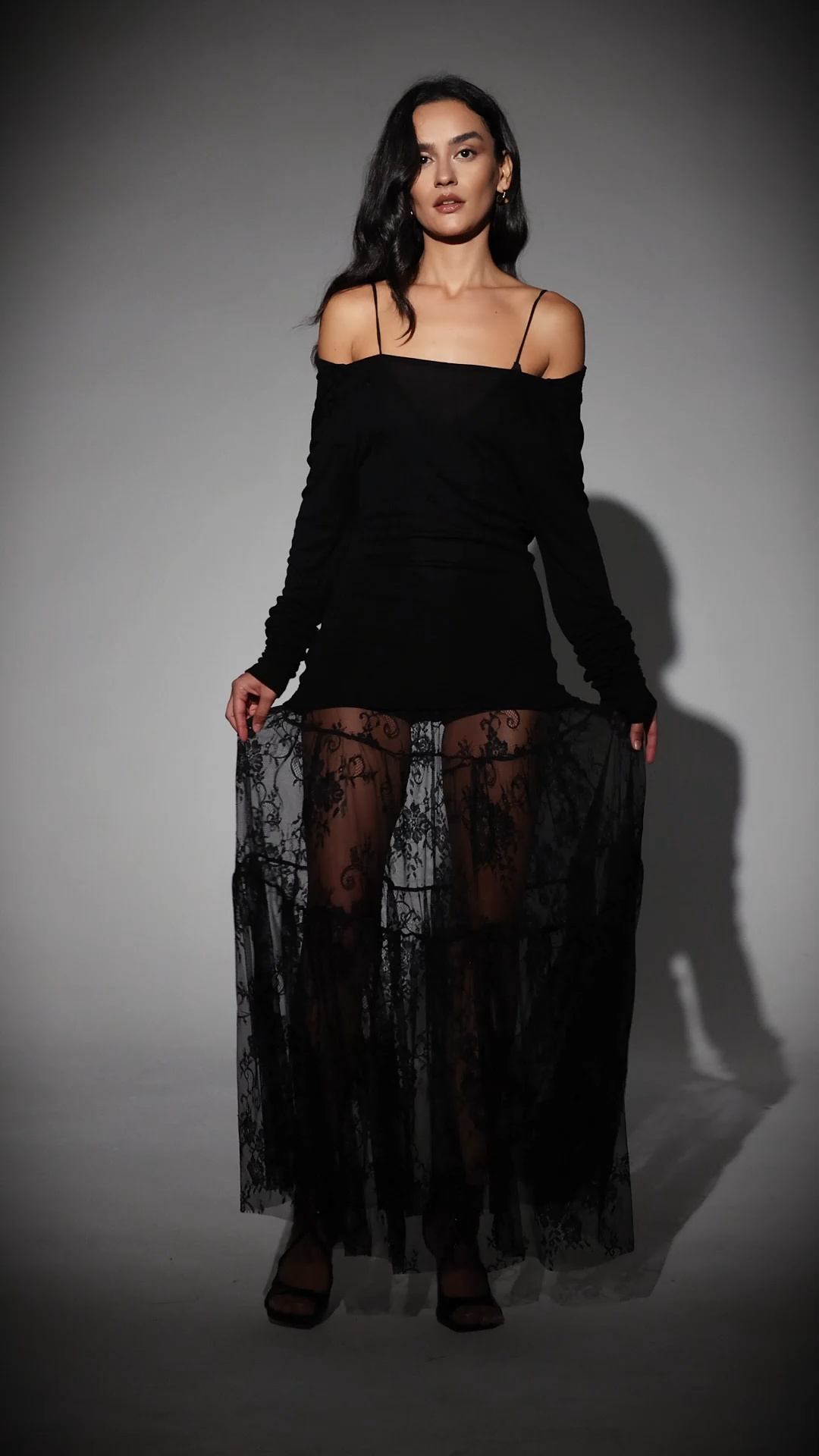 Yalyka Lace Maxi Skirt