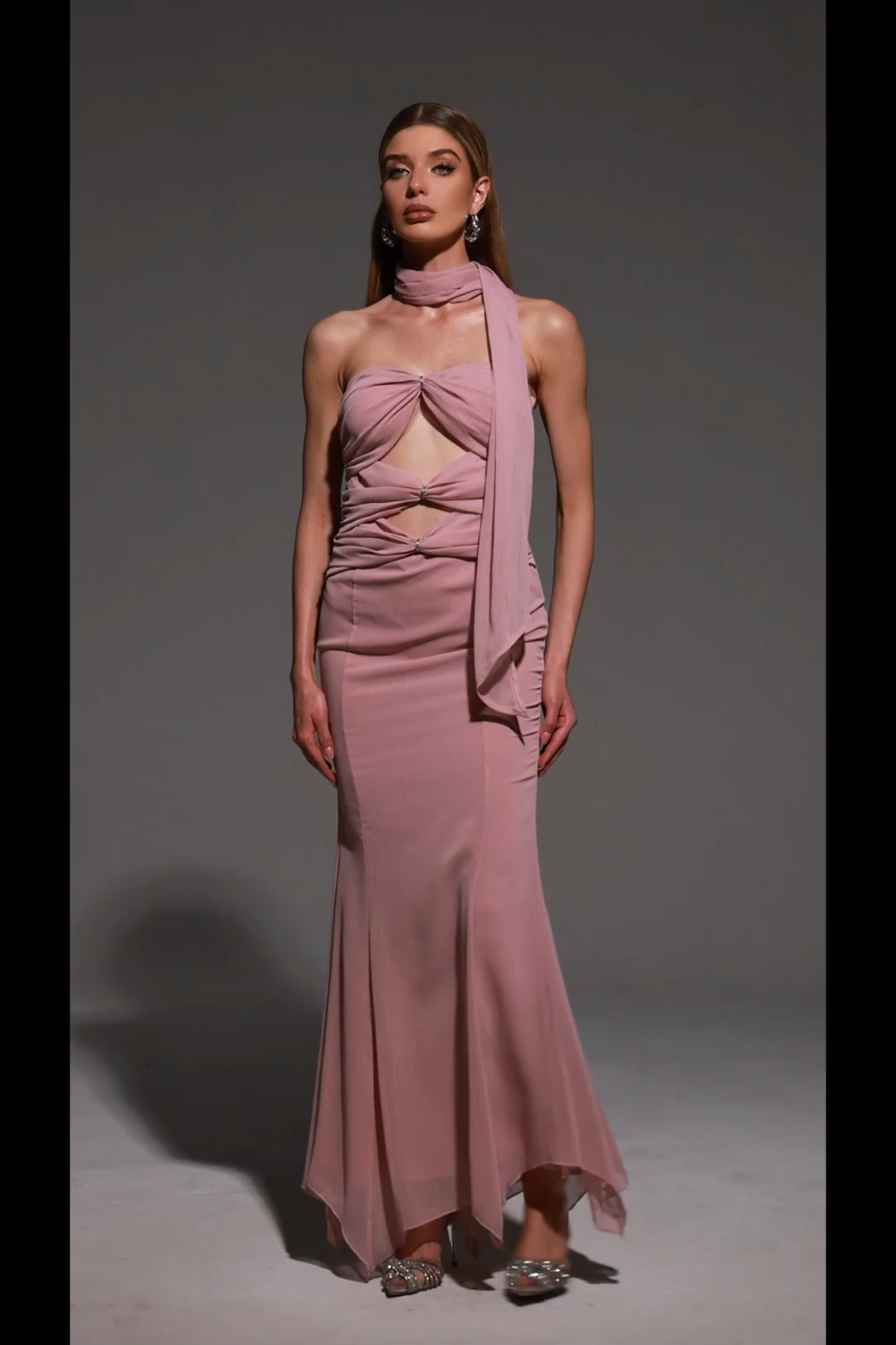 Kadence Sleeveless Hollow Out  Maxi Dress