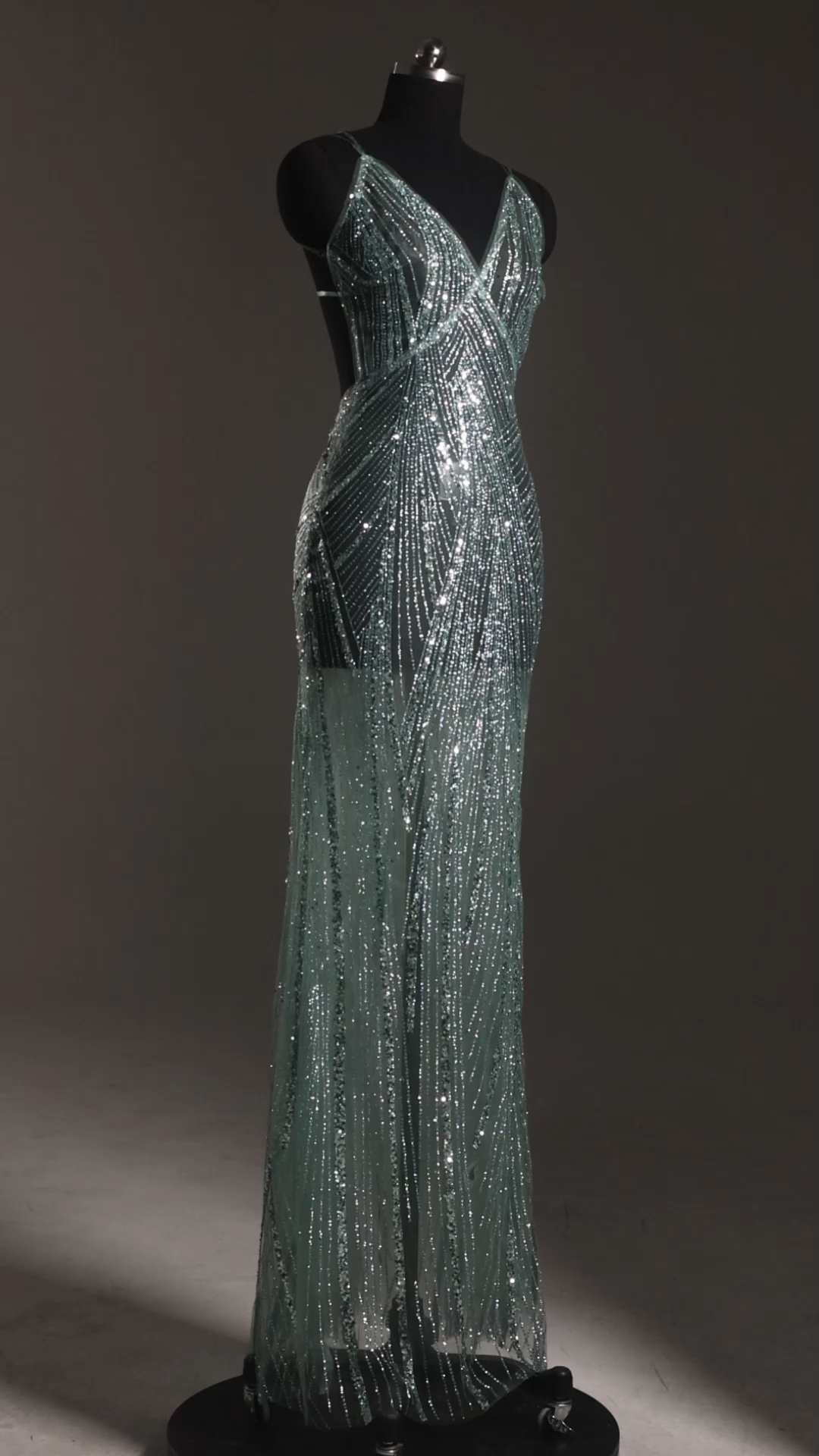 Hilia Glliter Maxi Dress