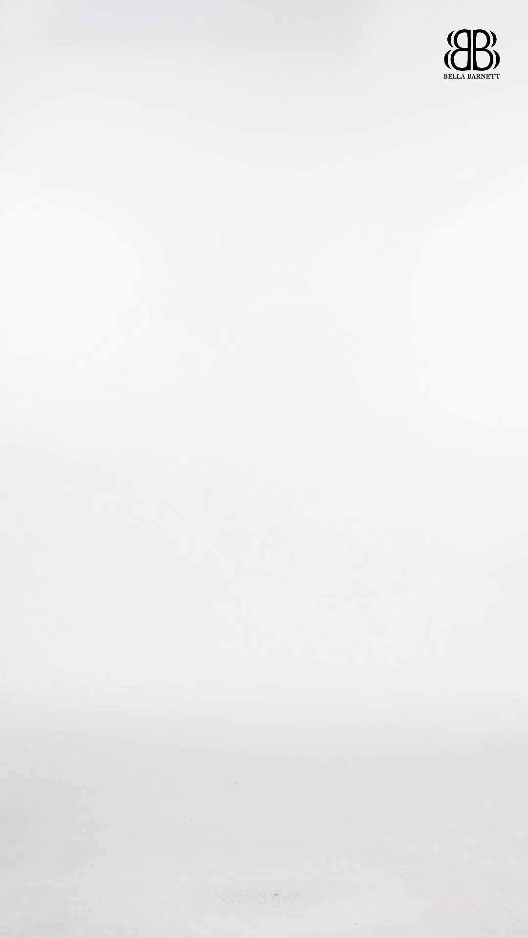 Whitley Elegant Contour Long Sleeve Pearl Chain Floral Bandage Mini Dress