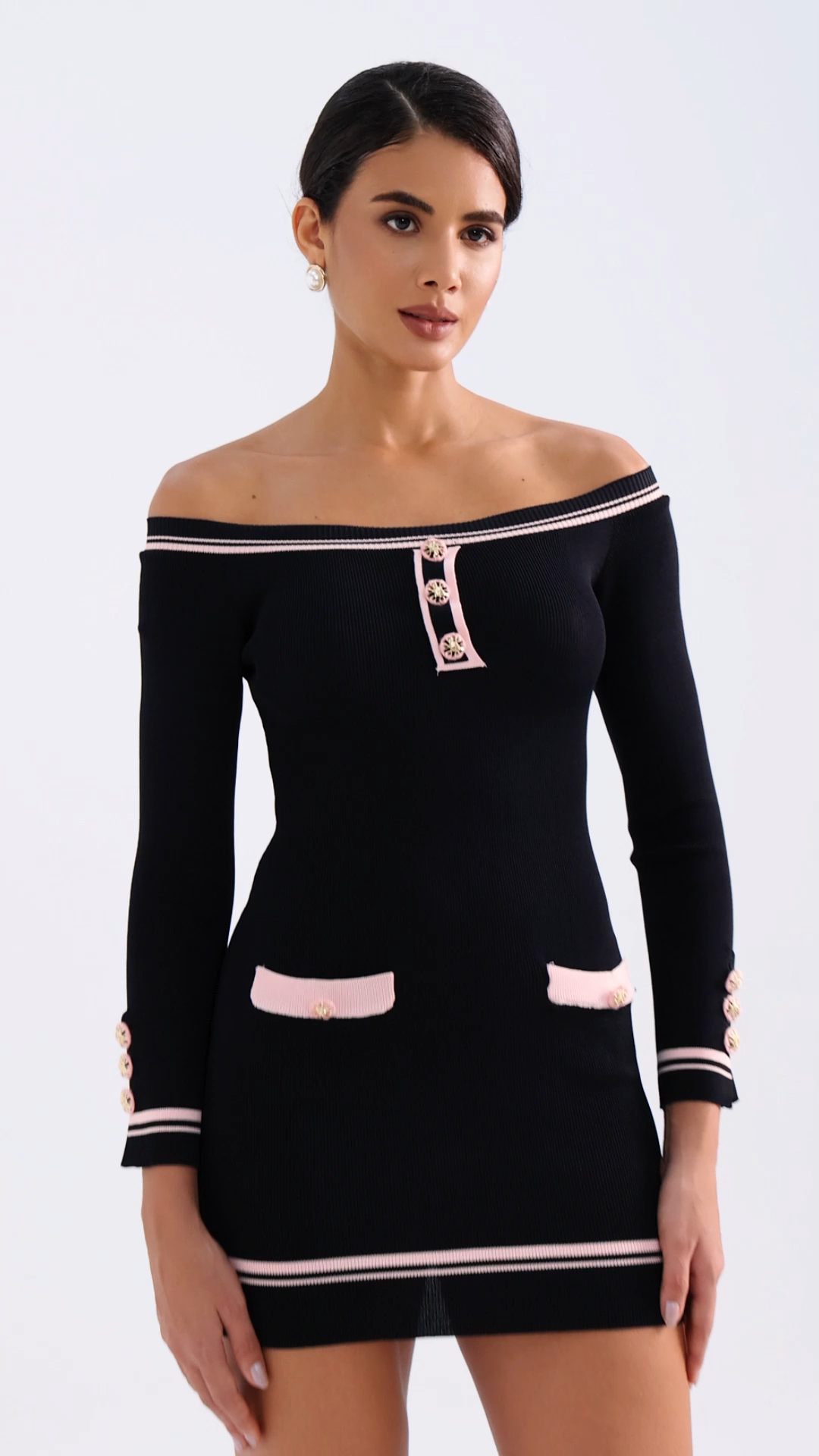 Wenda Knitted Mini Dress