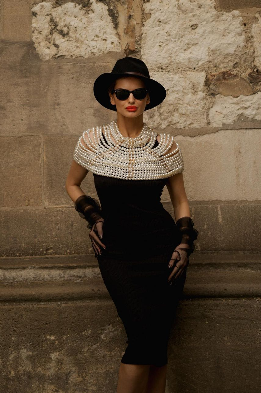 natia_natsi - Pearl Shawl Top