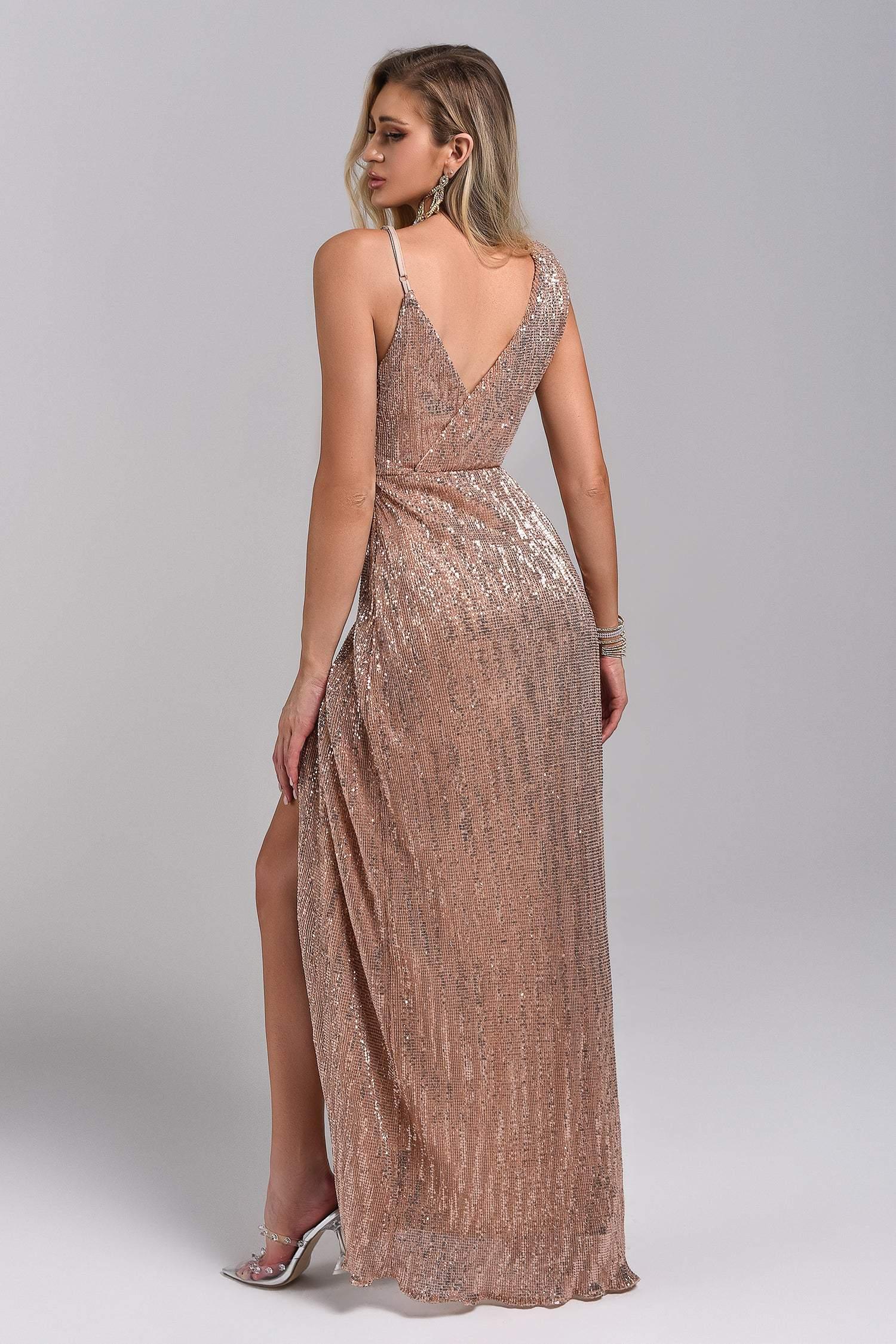 Agatha Sequin Maxi Dress - Bellabarnett