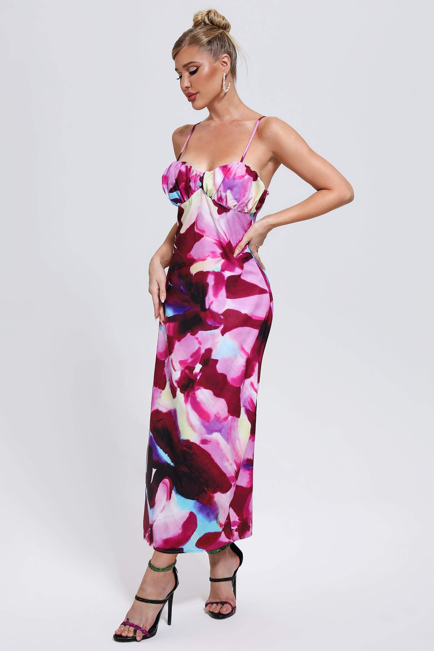 Gunnhild Printed Midi Dress