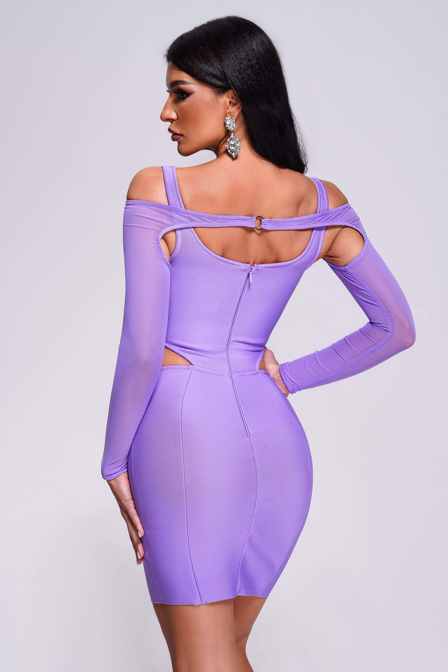 Lavender bandage shop dress