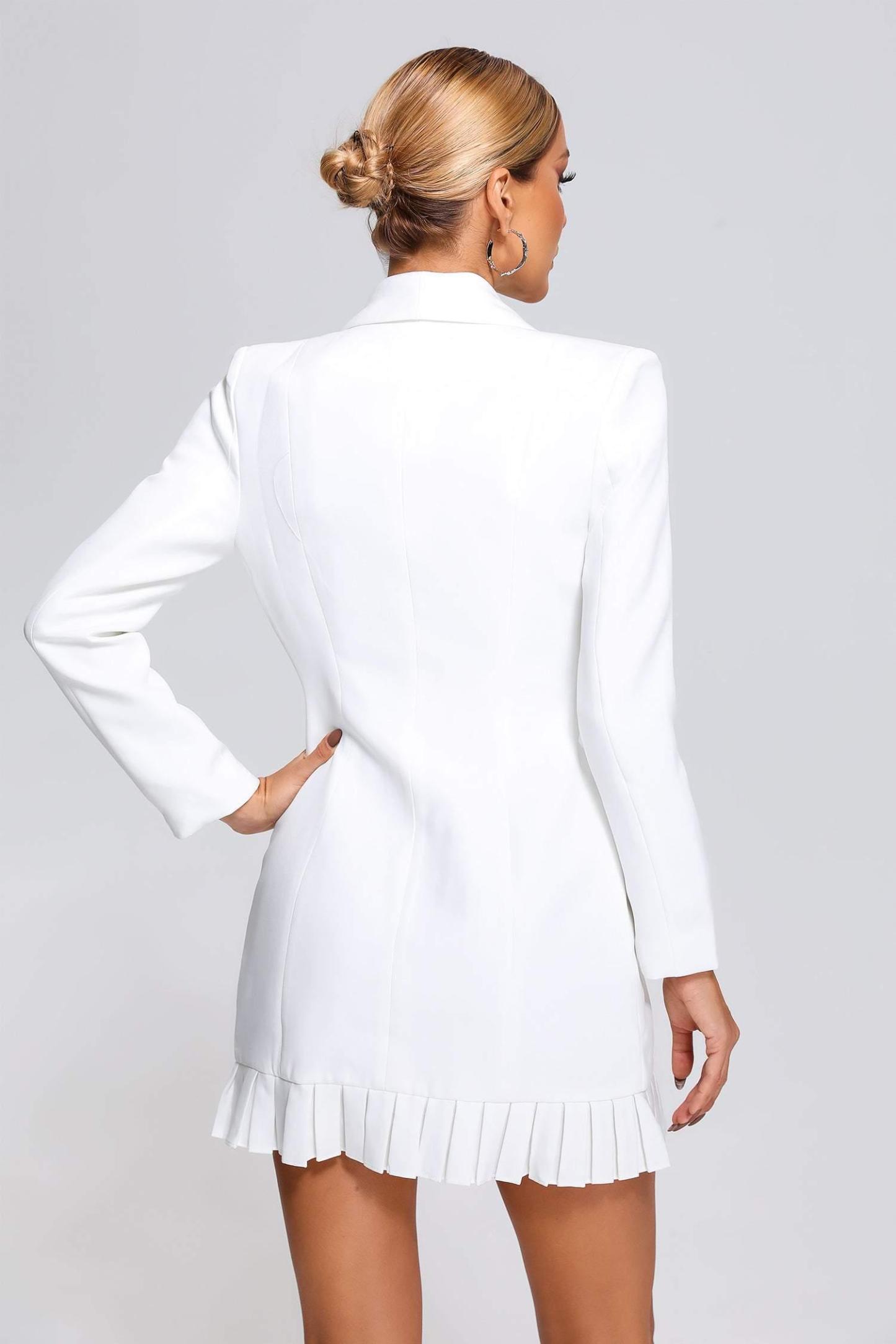 Generation Love Reina Blazer Dress in White