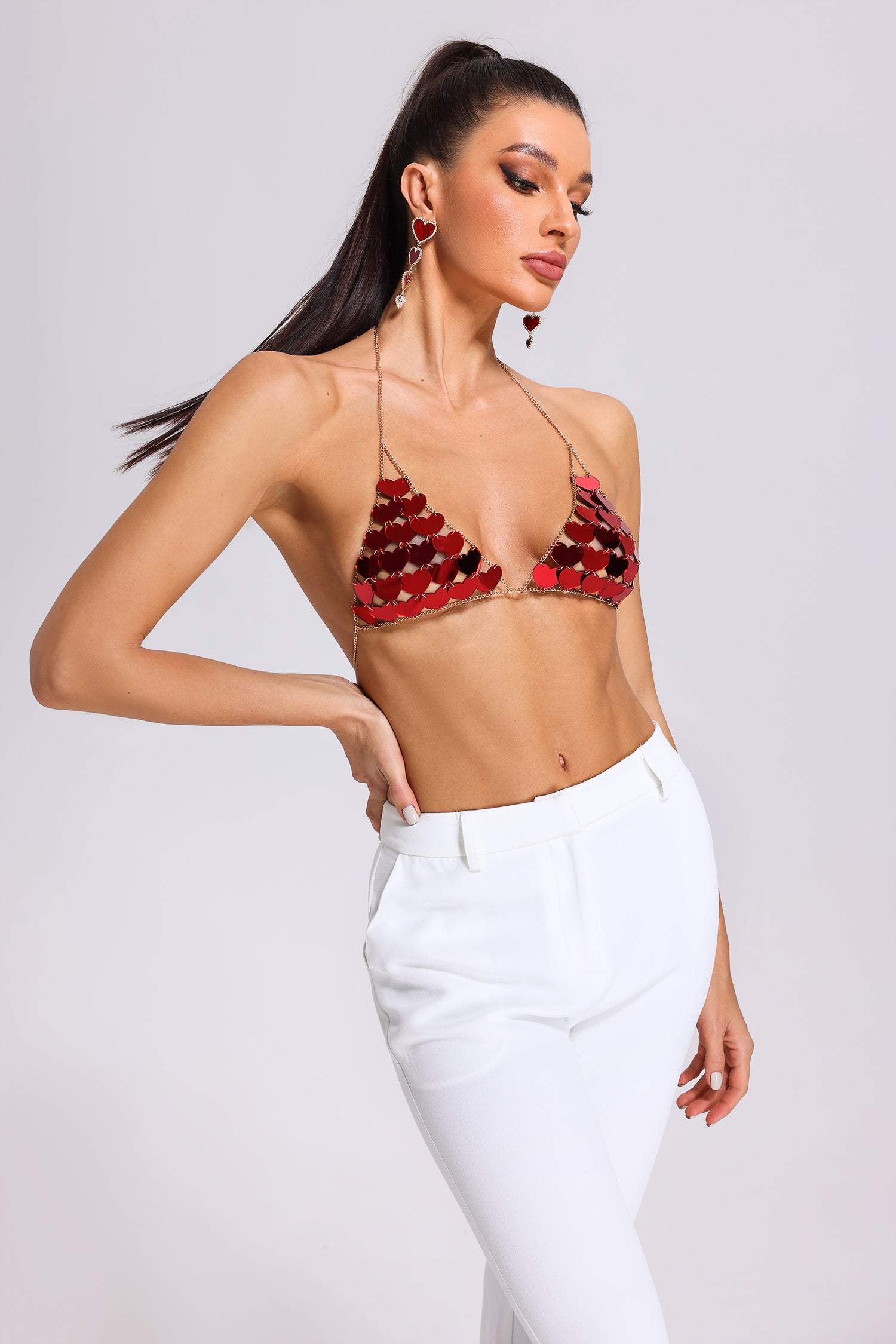 Nora Heart Sequins Bikini