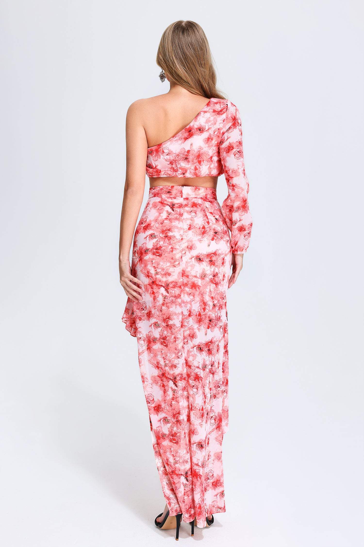 Rilea One Shoulder Printed Set