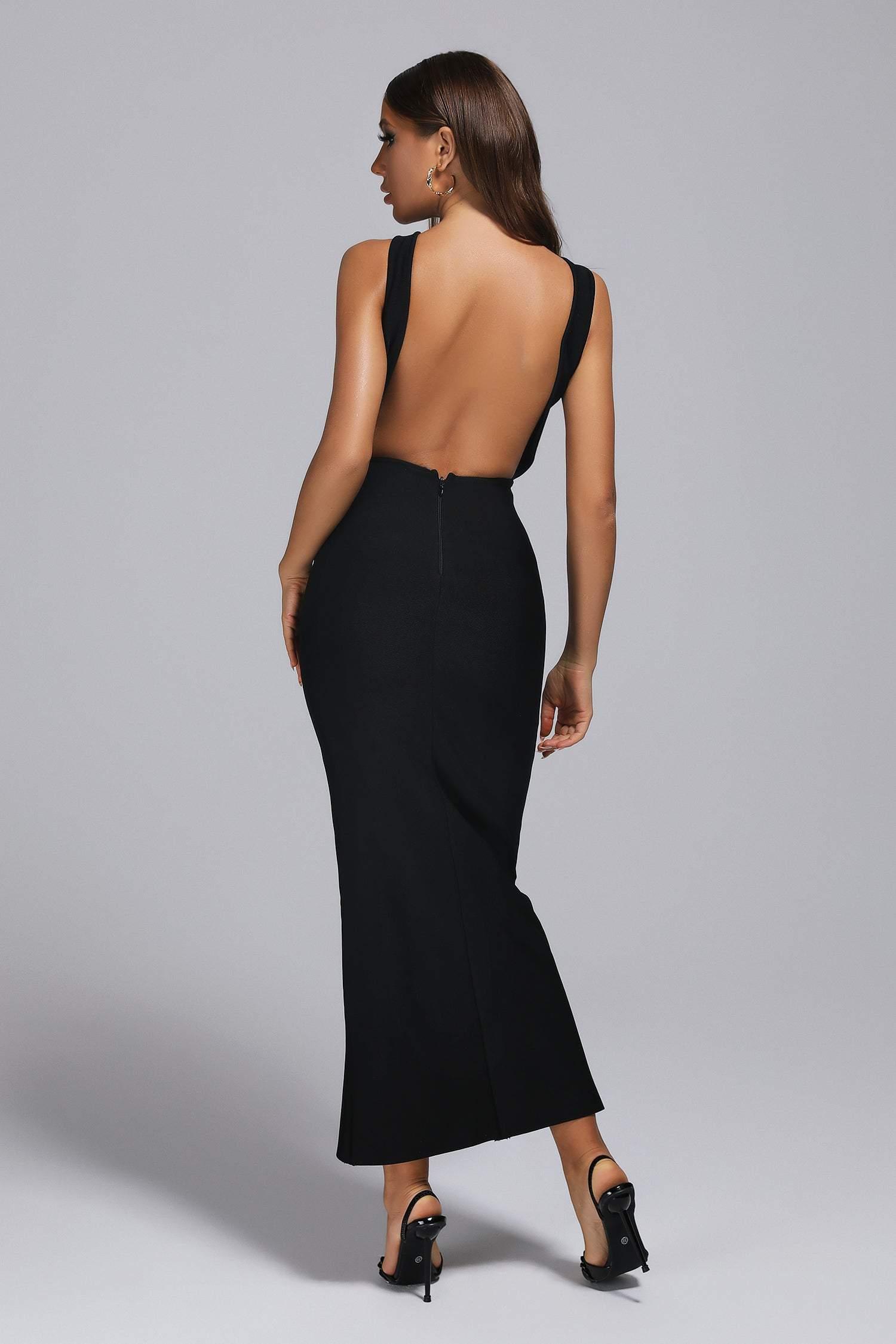 Bess Midi Bandage Dress - Bellabarnett