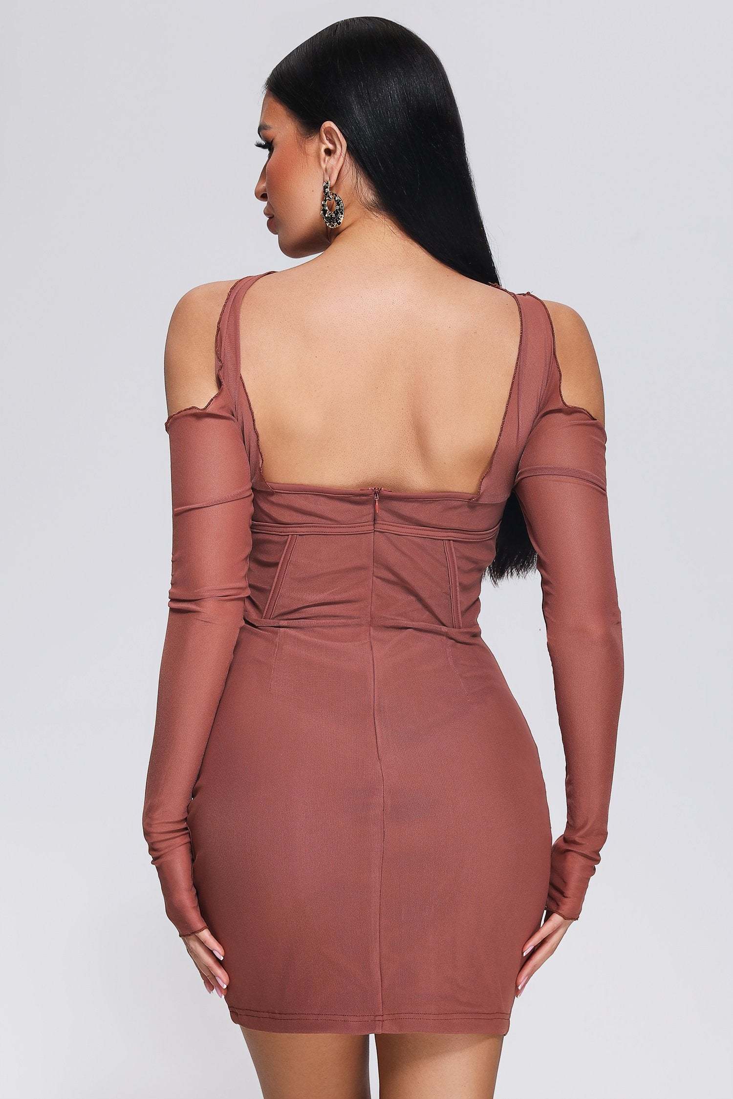 Slare Mesh Mini Dress